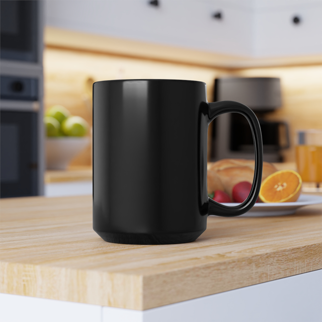 Black Mug, 15oz - Thumbnail Image