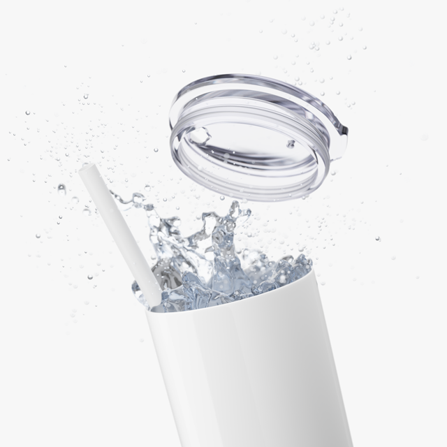 Skinny Tumbler with Straw, 20oz - Thumbnail Image