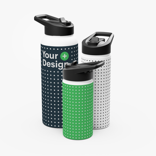 Steel Water Bottle  Print On Demand, Standard Lid