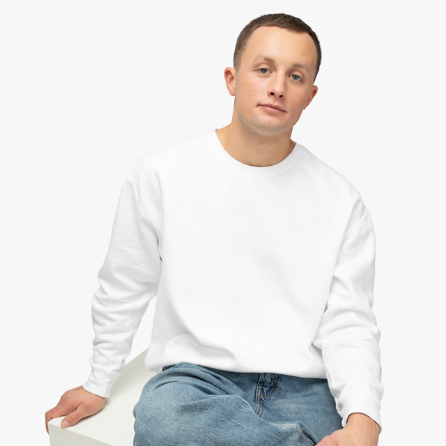 Unisex Lightweight Crewneck Sweatshirt - Thumbnail Image