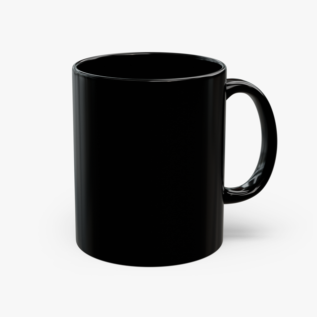 Black Ceramic Mug, 11oz, 15oz | Black Photo Mug