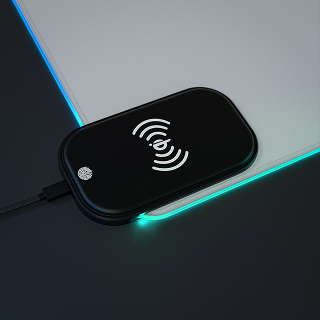 LED Gaming Mouse Pad, Wireless Charging - Thumbnail Image