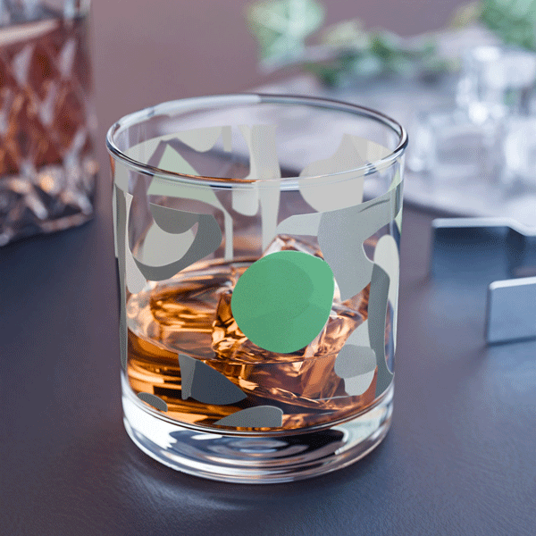 Personalized Rocks Glass | Print On Demand