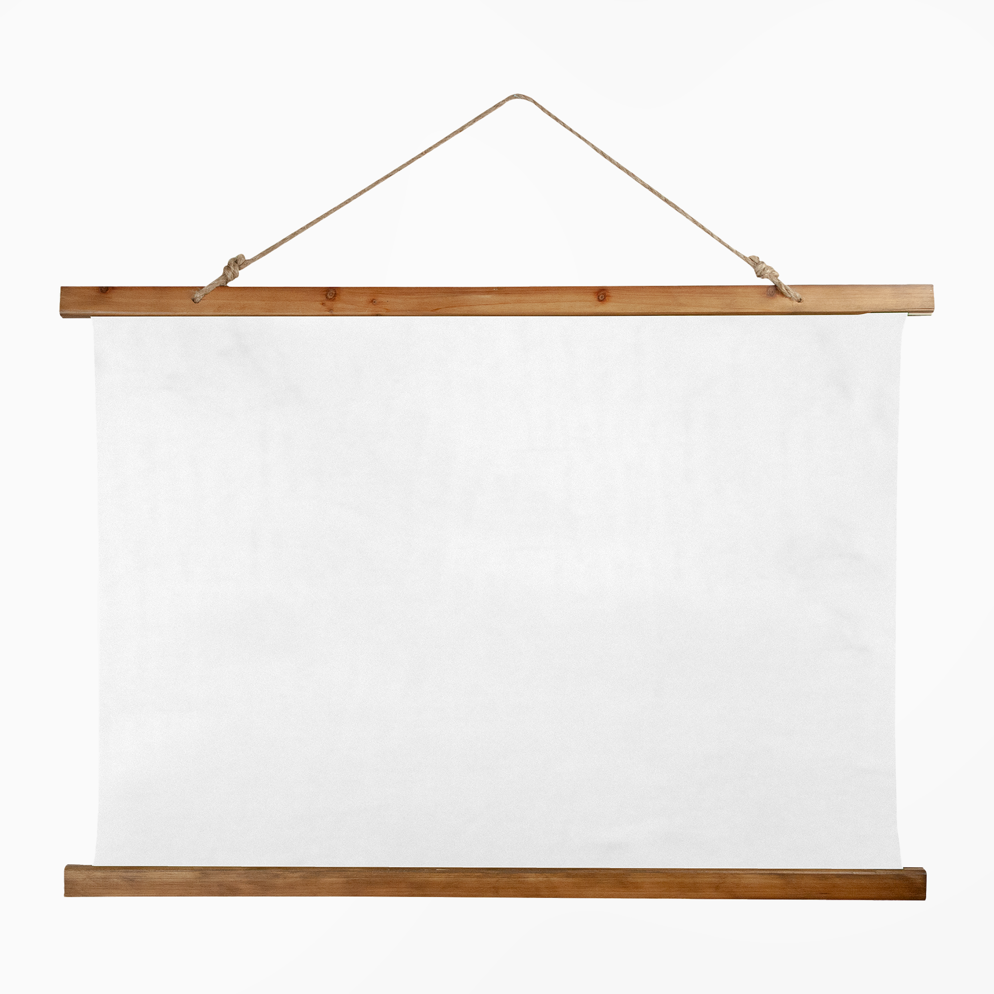 Wood Topped Wall Tapestry