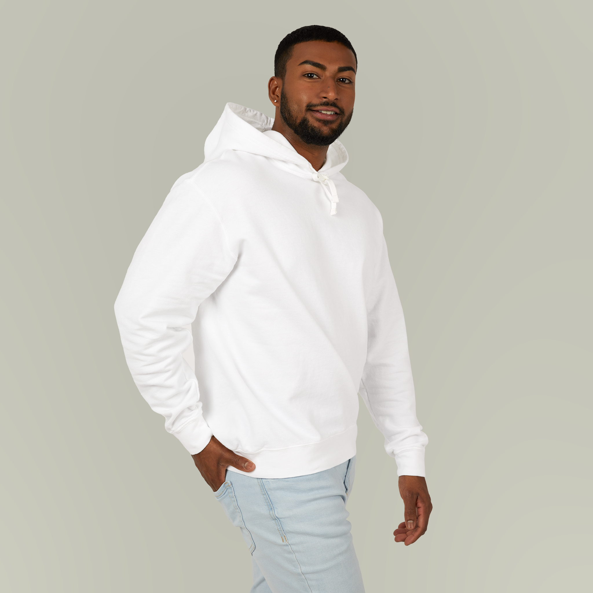 Unisex Lightweight Hooded Sweatshirt - Thumbnail Image