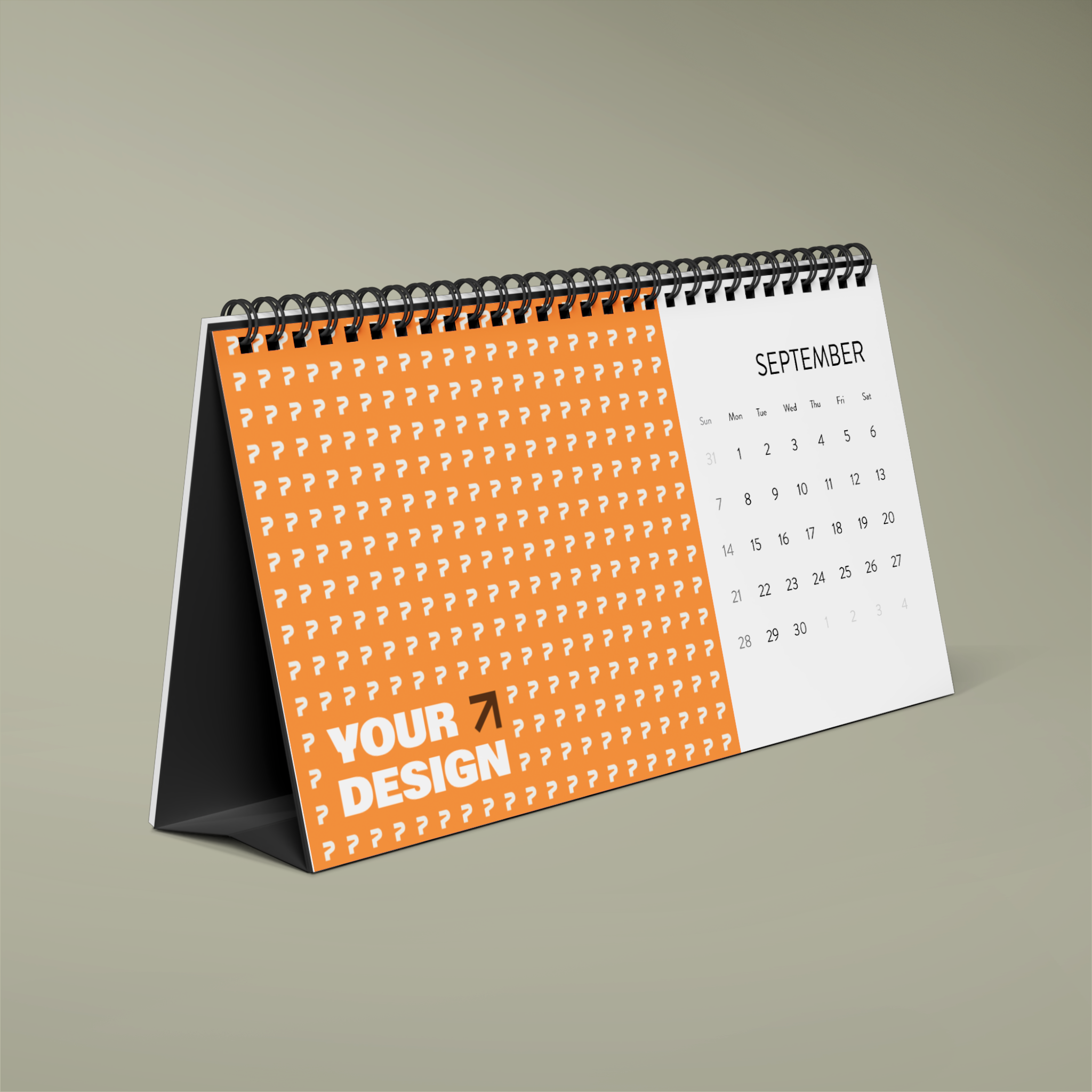 Desktop Calendar (2025 grid)