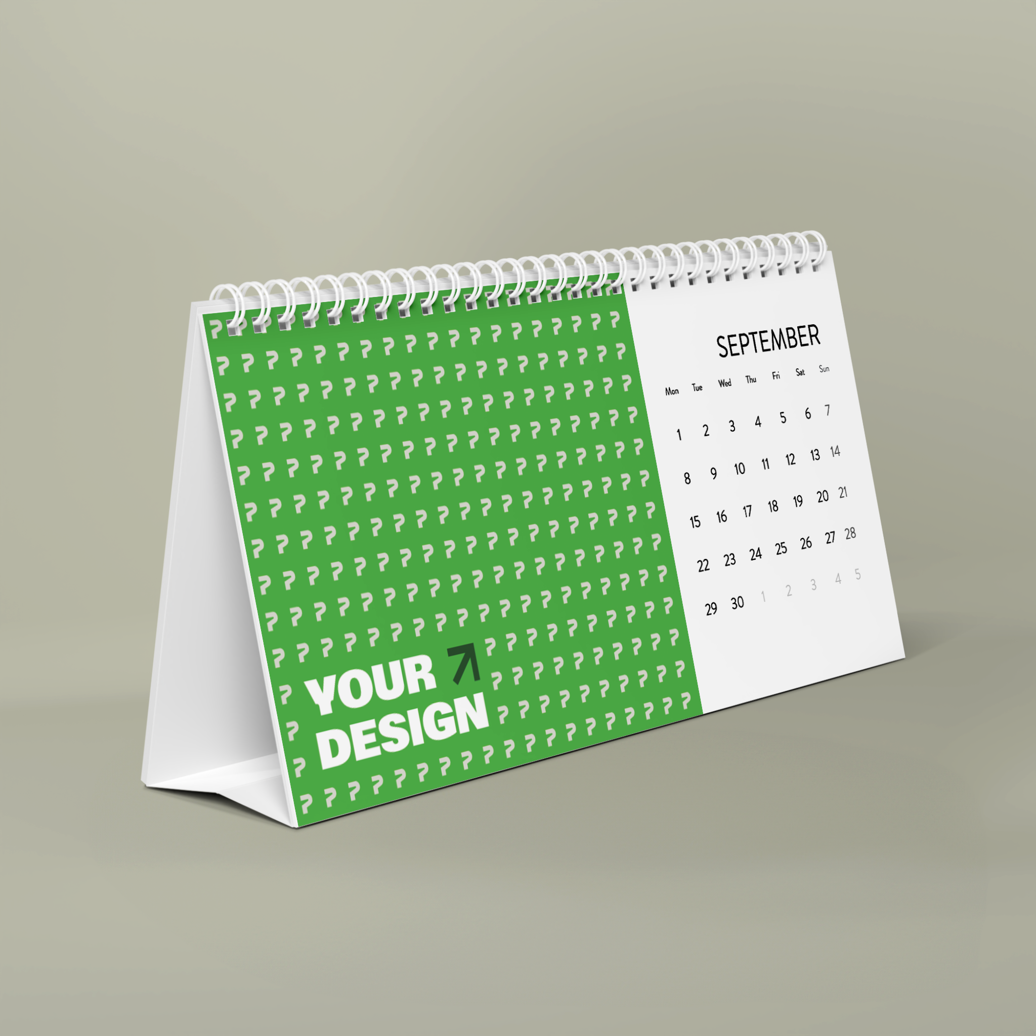 Desk Calendar (2025 grid)