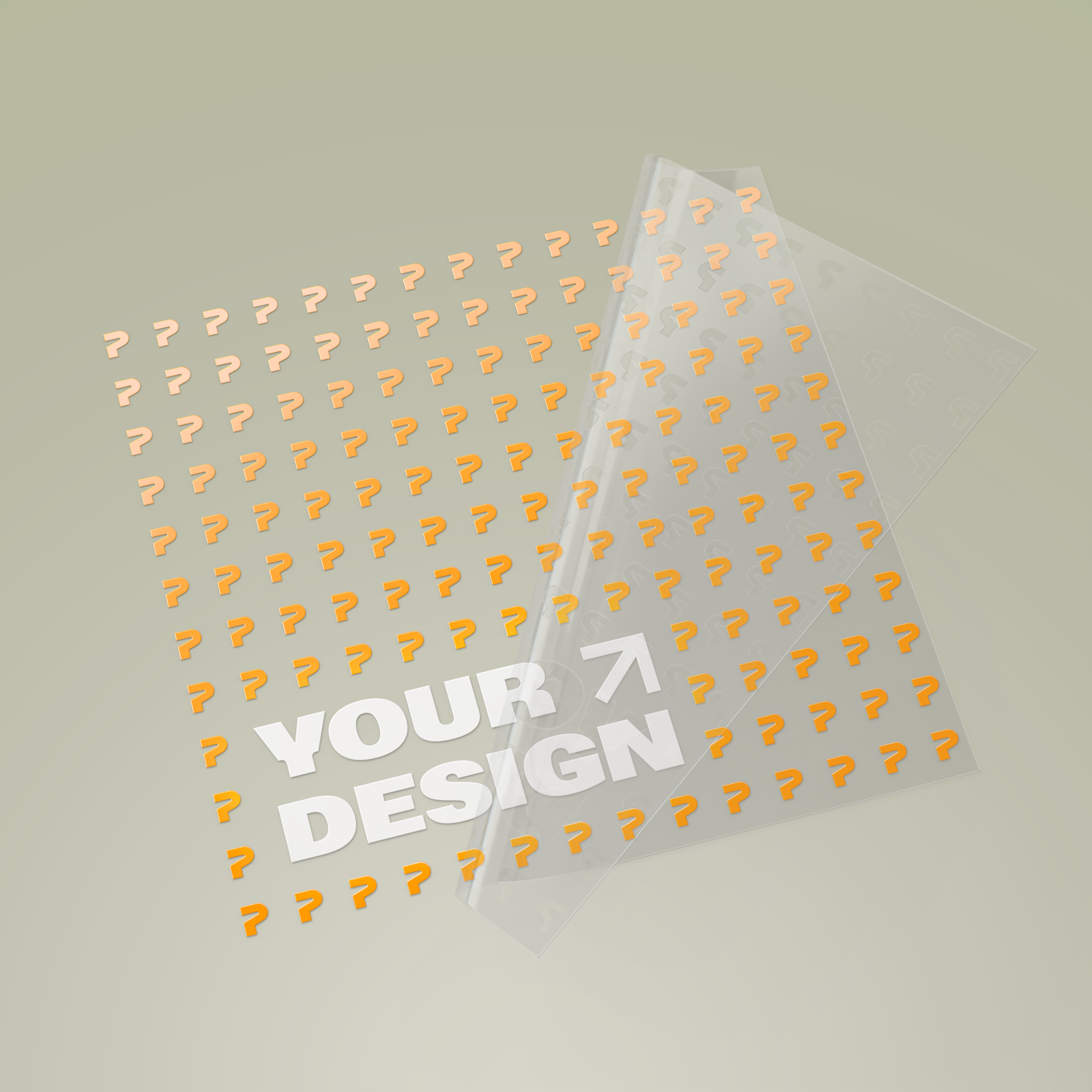 Die-Cut Stickers, (DTF)