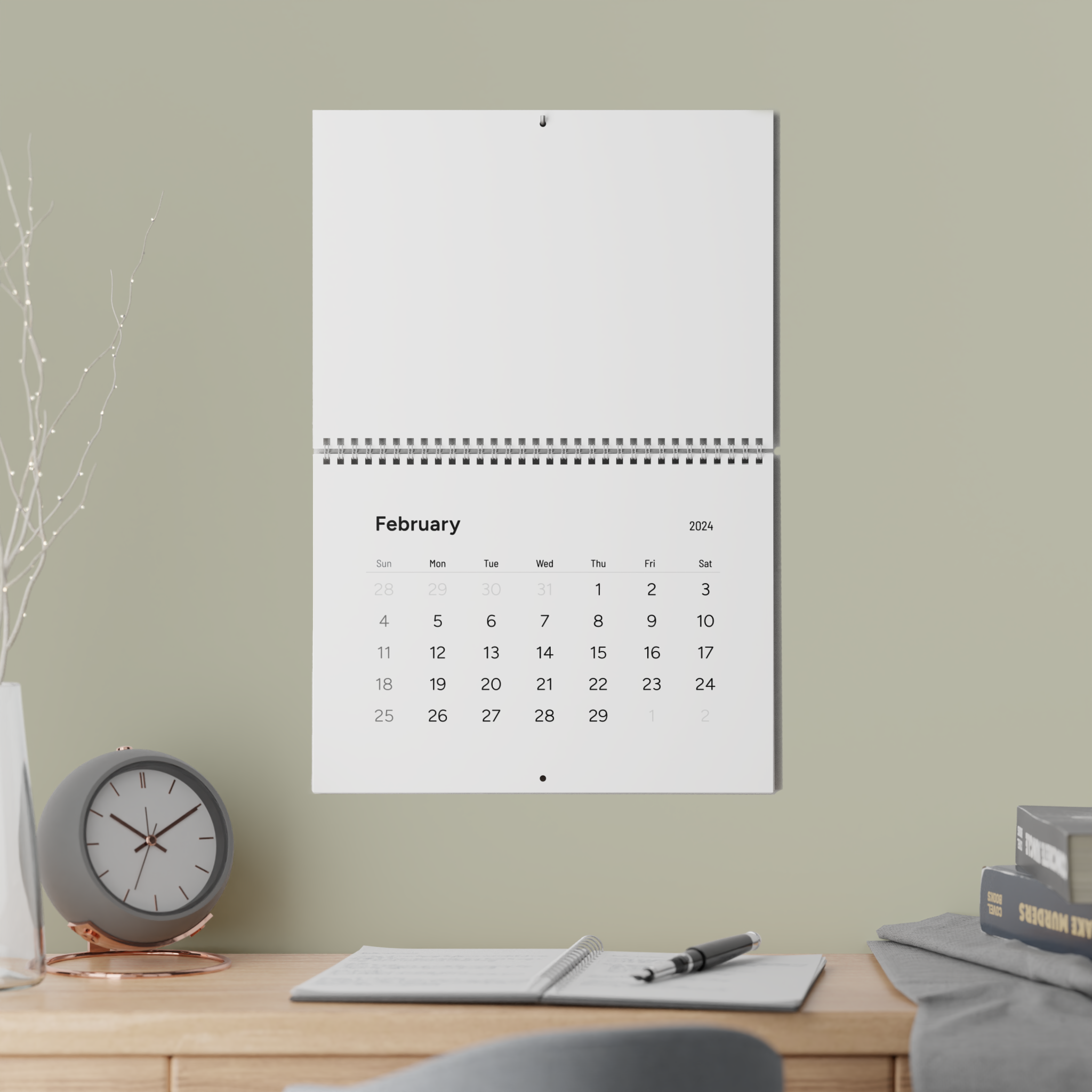 Standard Wall Calendar (2025)Design