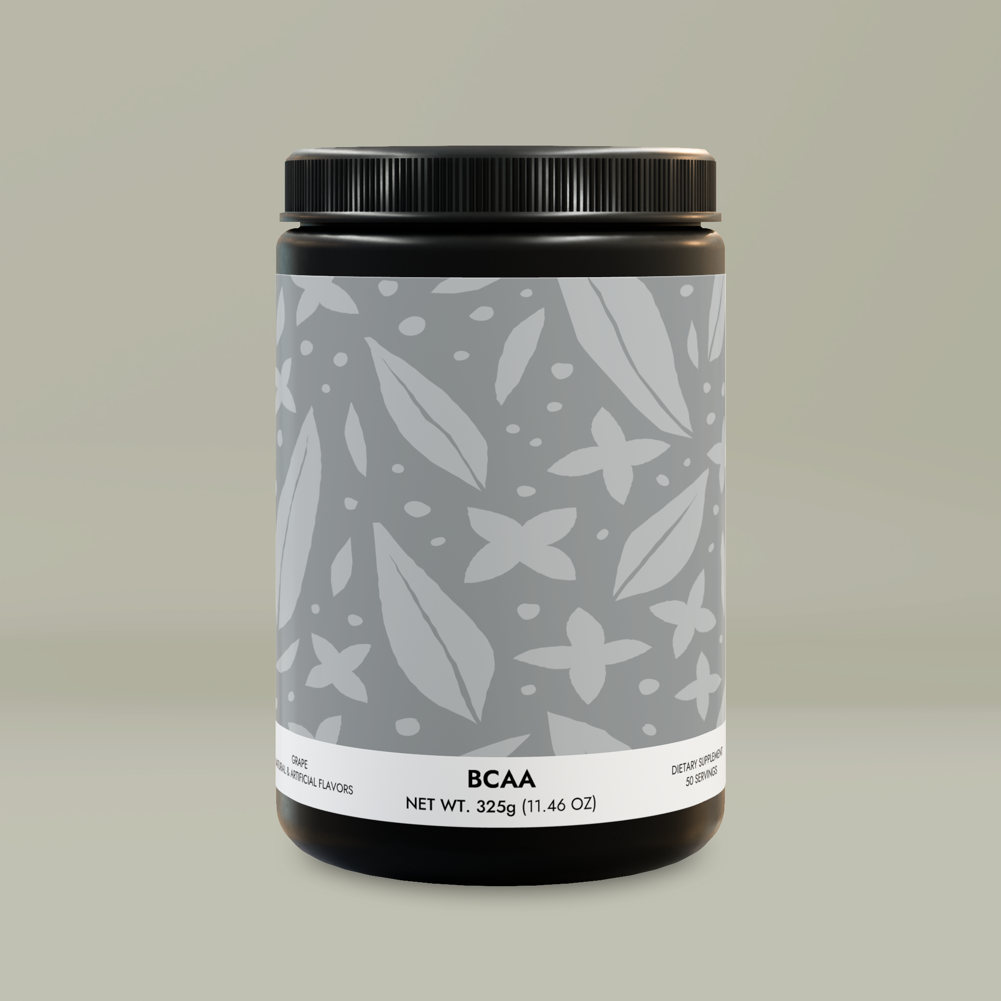 BCAA Supplement, Grape (325g, 11.46oz, 50 servings)Design