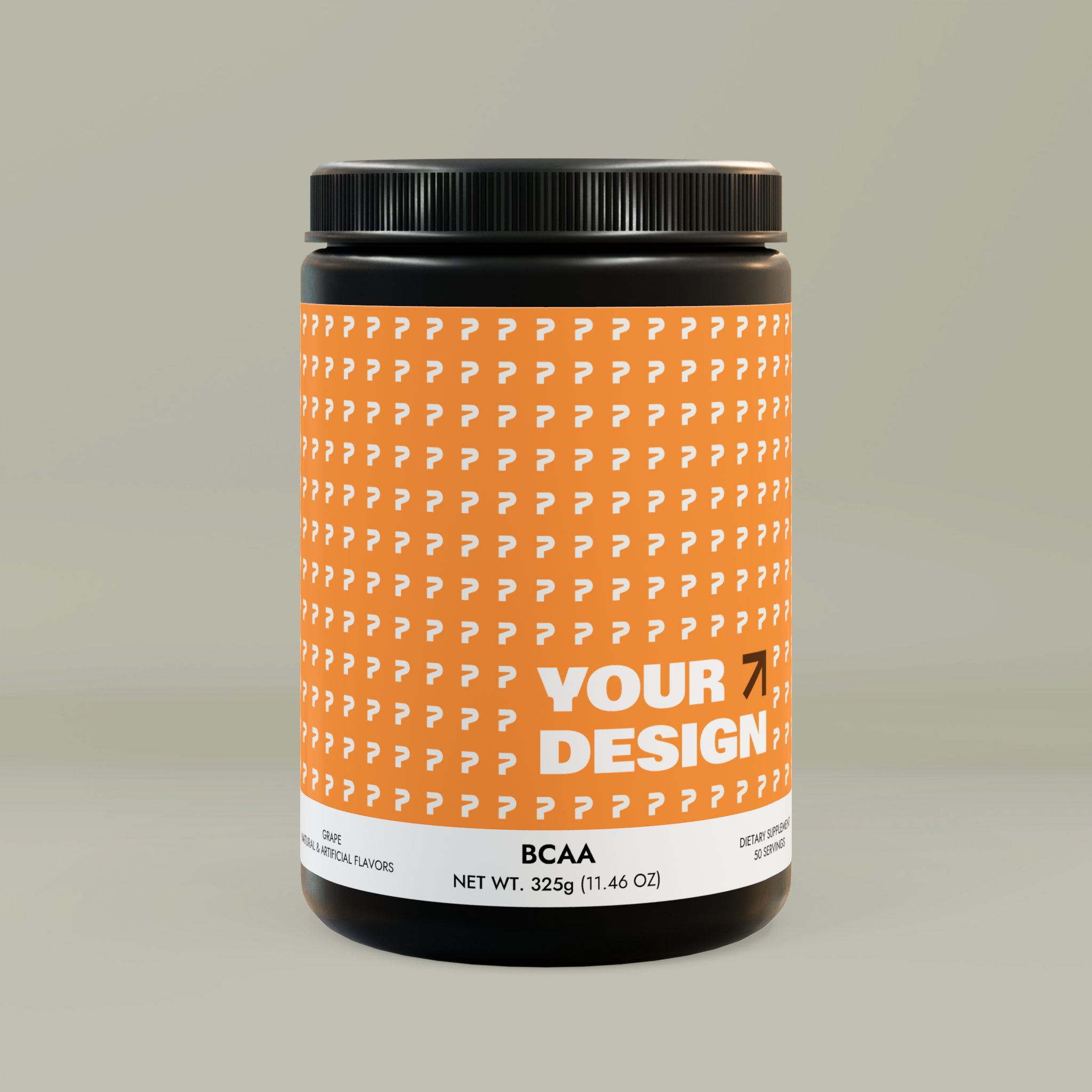 BCAA Supplement, Grape (325g, 11.46oz, 50 servings)