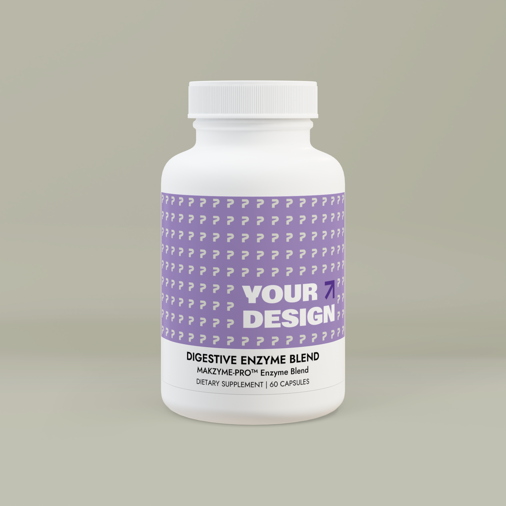 Digestive Enzyme Blend Supplement (60 Capsules)
