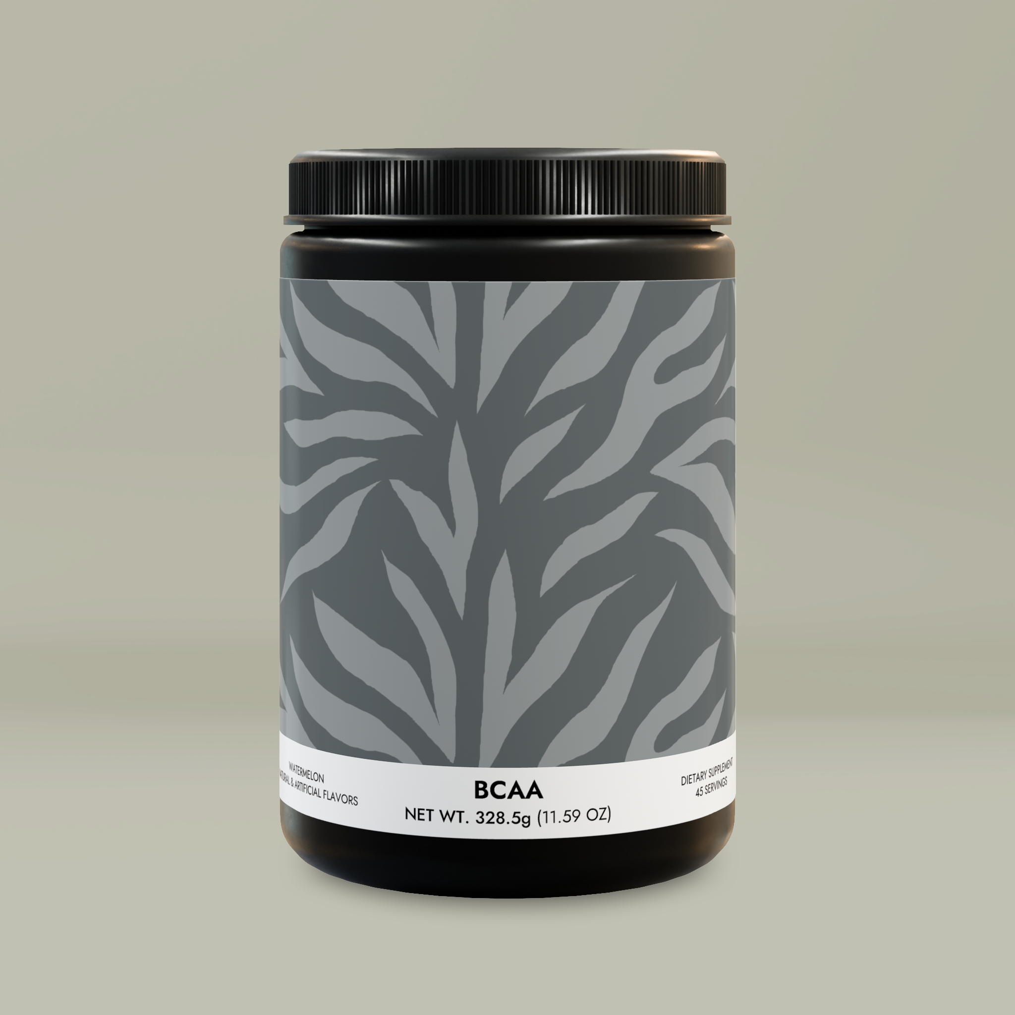 BCAA Supplement, Watermelon (325g, 11.46oz, 45 servings)Design