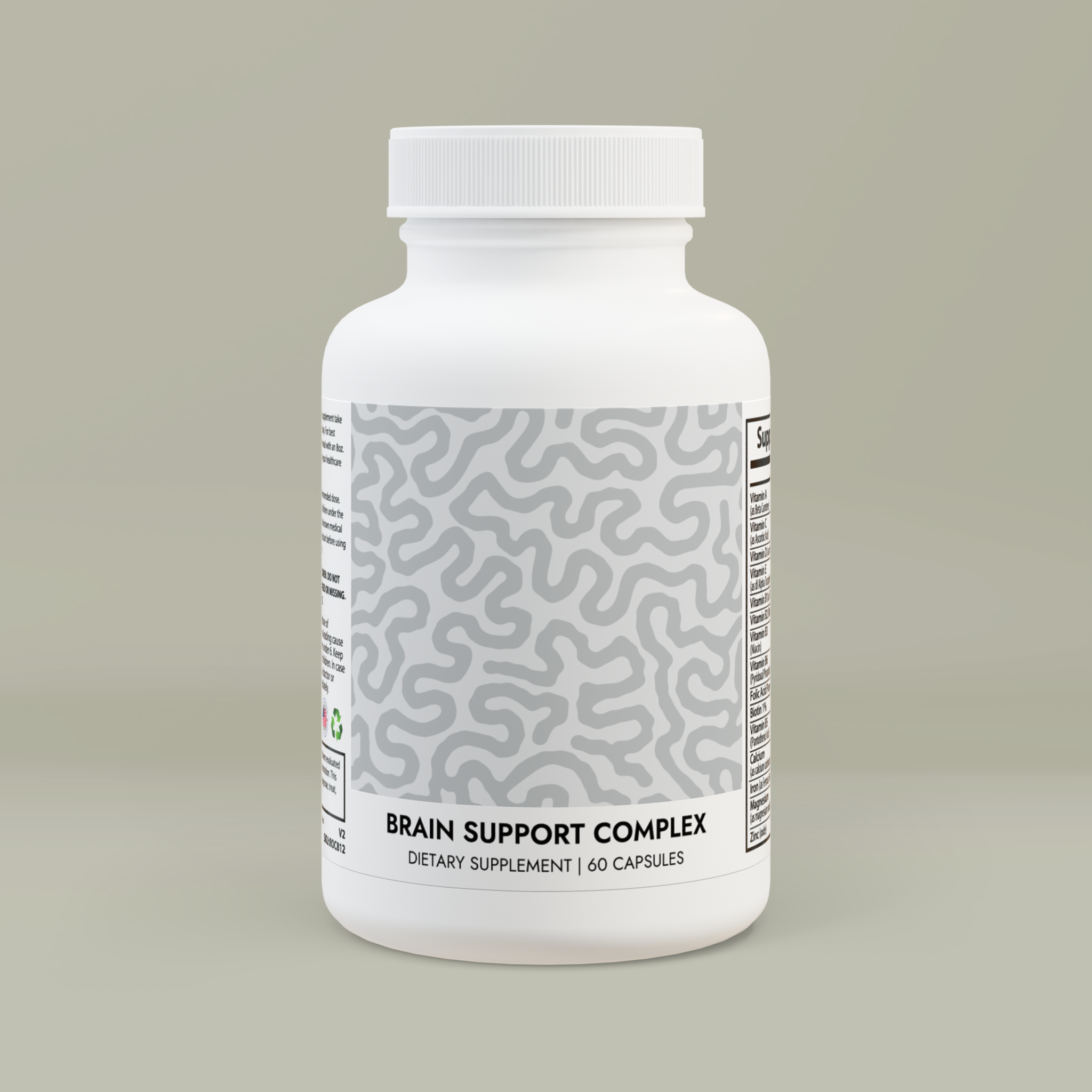 Brain Support Complex Supplement (60 Capsules) - Main Image