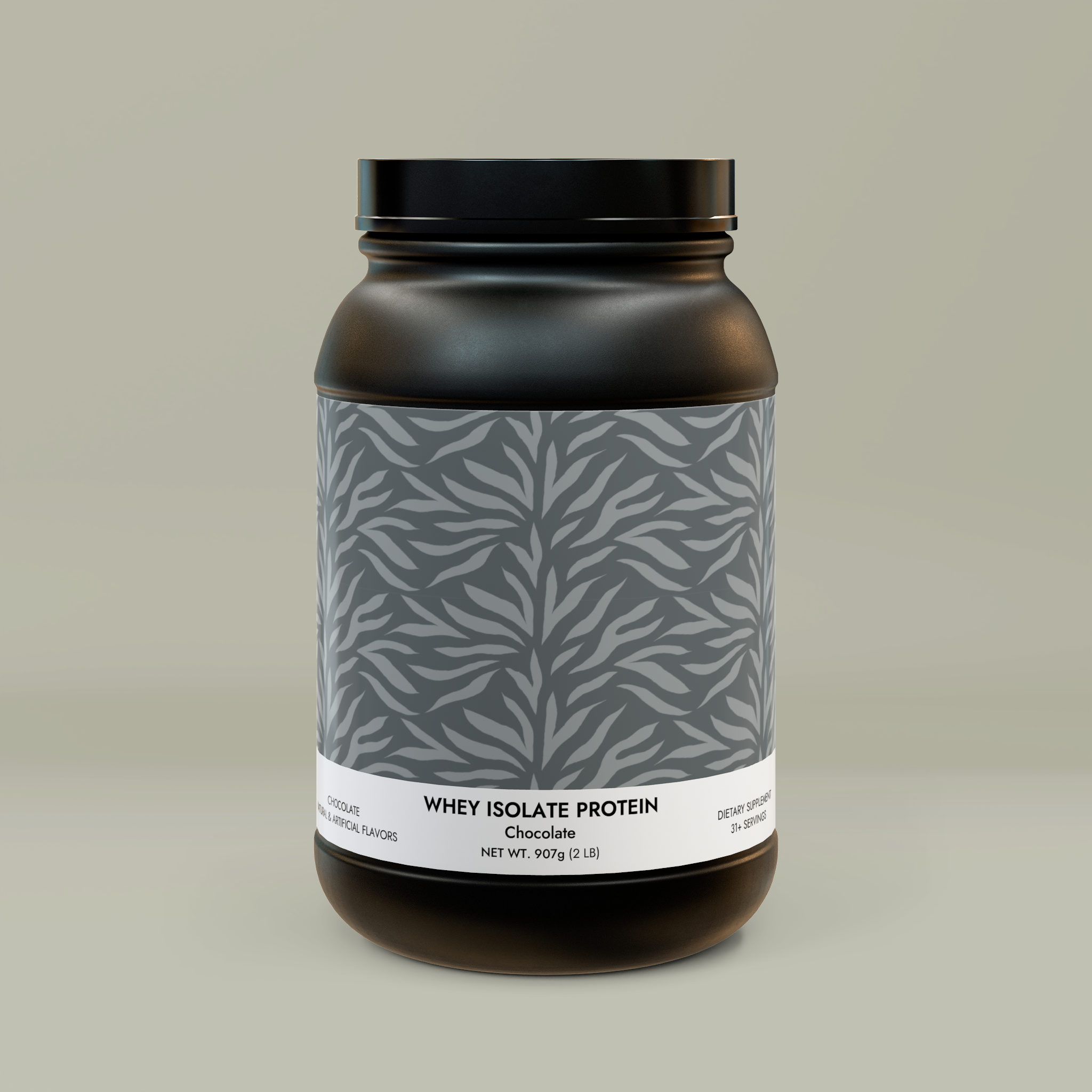 Whey Isolate Protein Supplement (907g, 2lb)Design