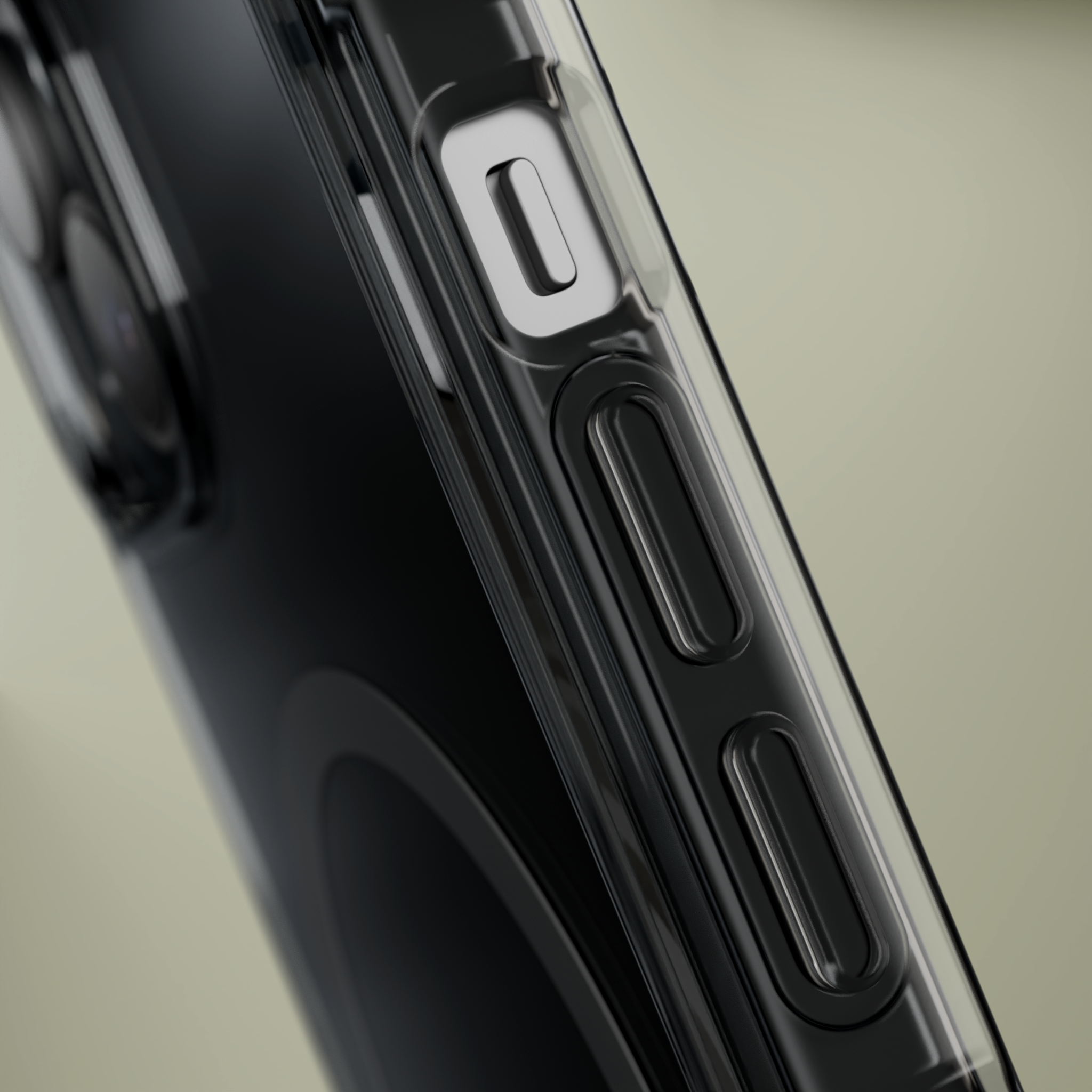 Slim magnetic case with anti-yellowing coating and impact-resilient design