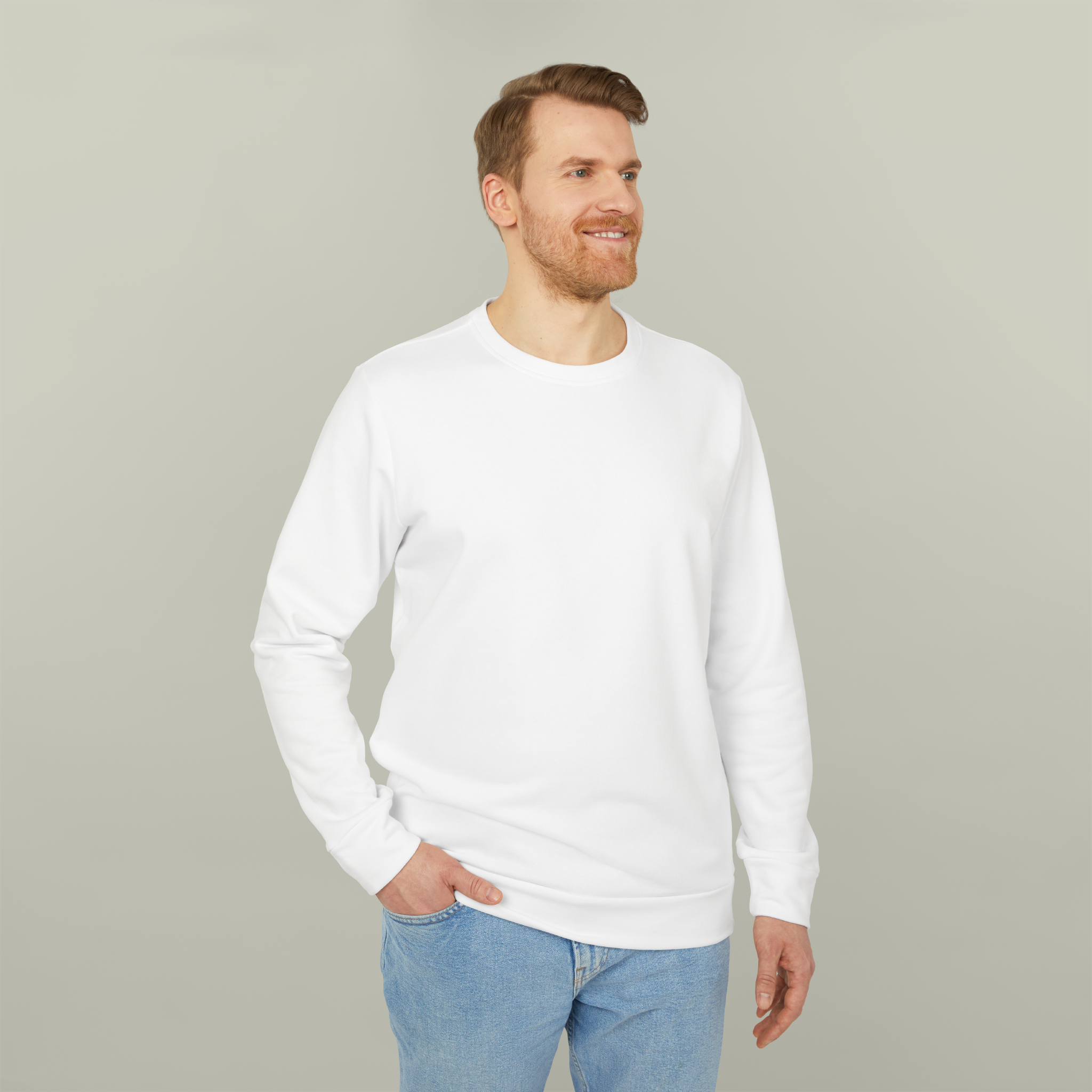 adidas Unisex Fleece Crewneck Sweatshirt