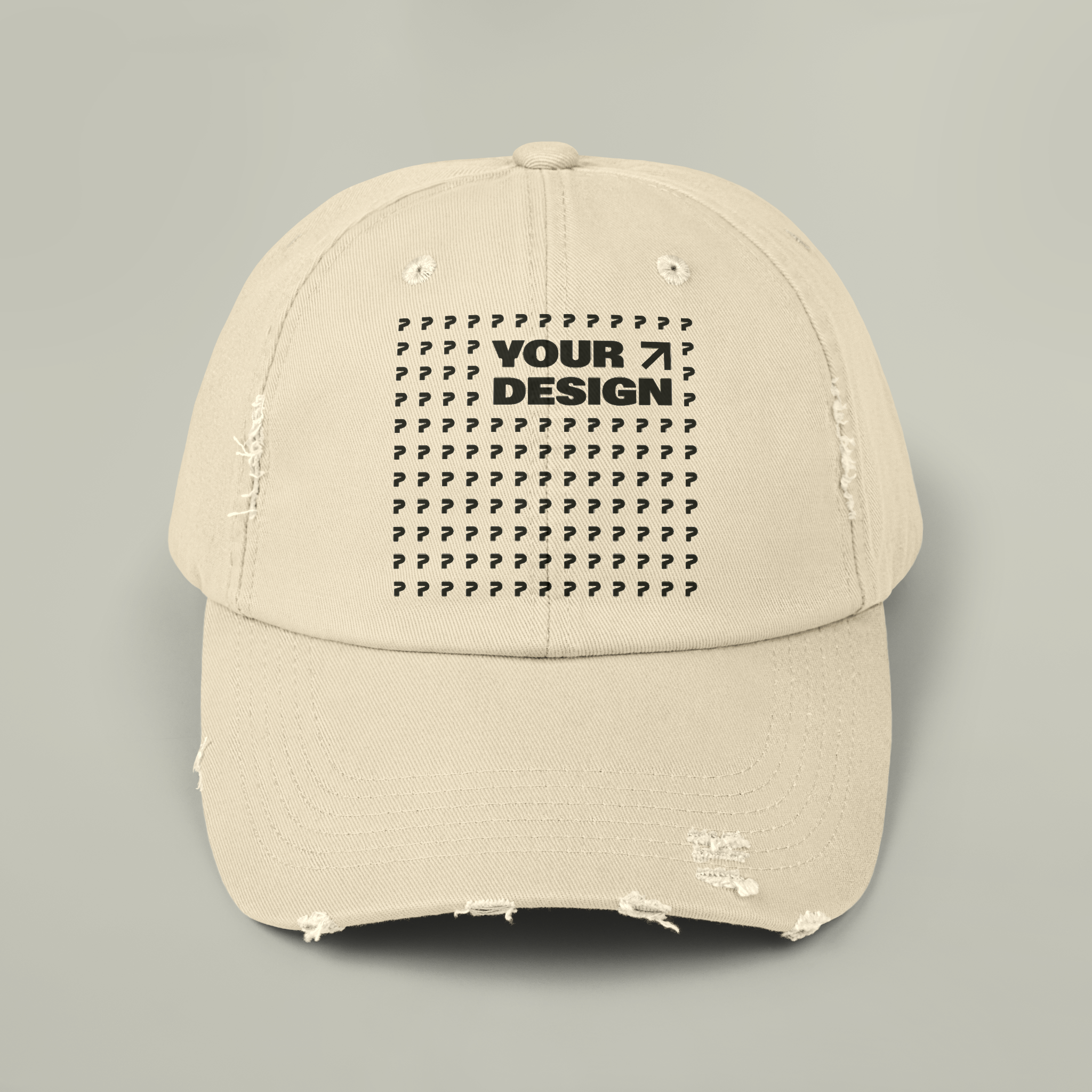 Unisex Distressed Cap