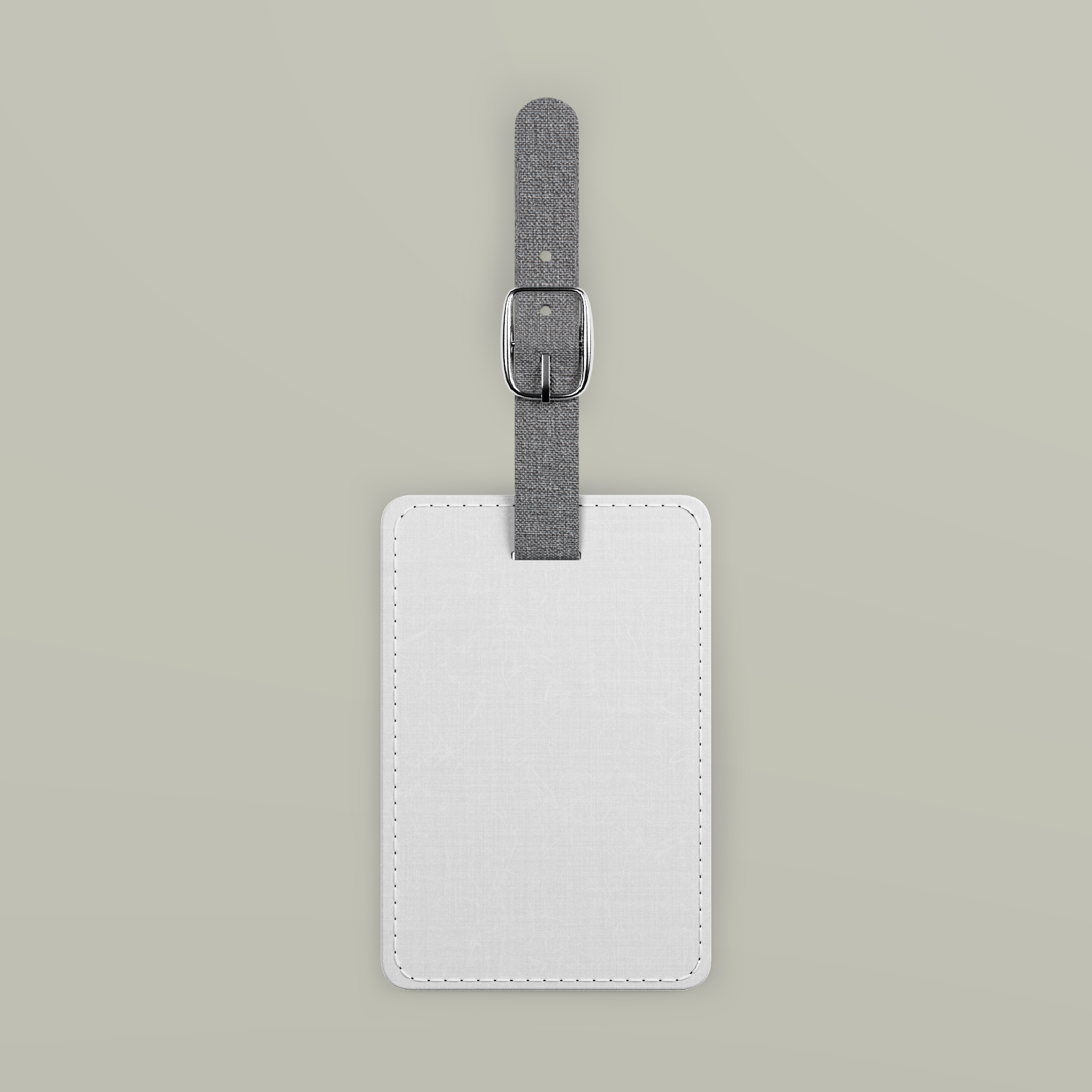 Saffiano Polyester Luggage Tag, RectangleDesign