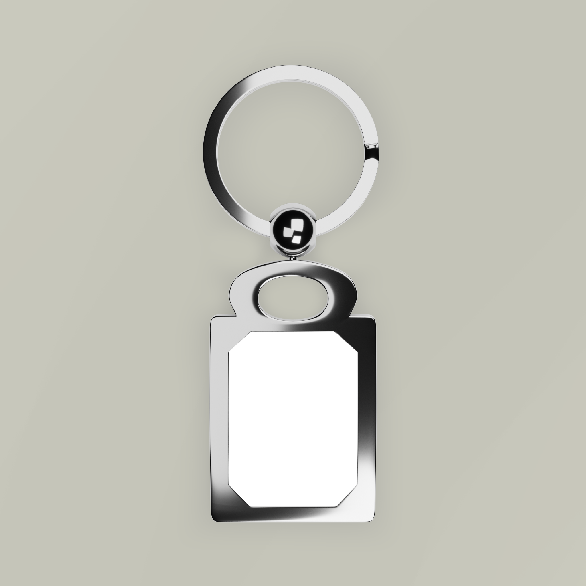 Rectangle Photo KeyringDesign