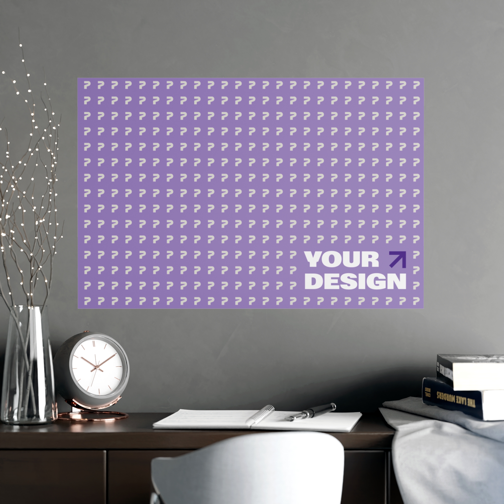 Vertical and Horizontal Matte Posters