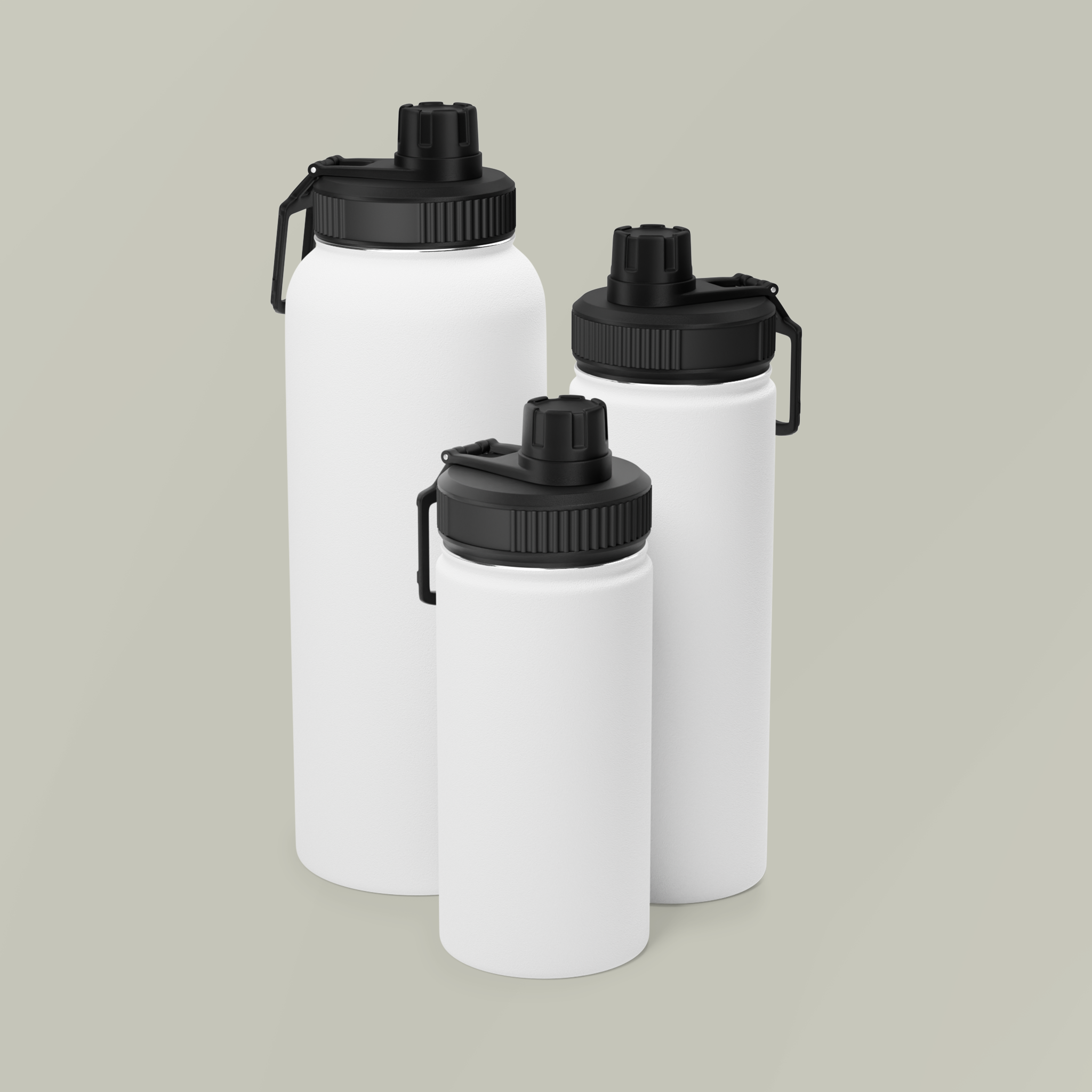 Stainless Steel Water Bottle, Sports LidDesign