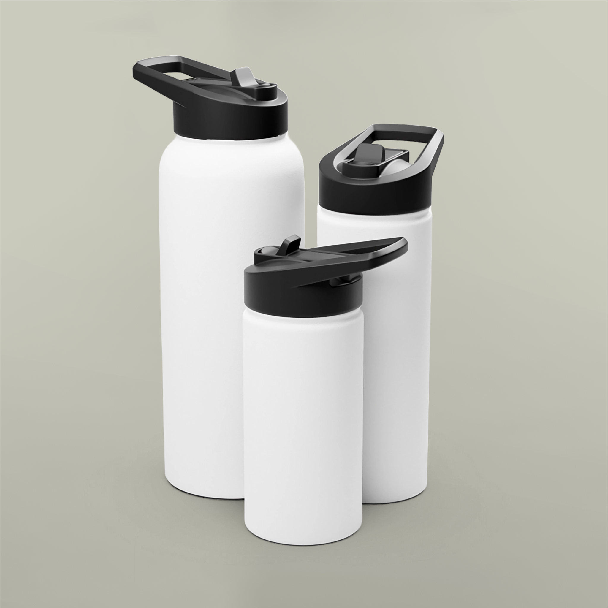 Stainless Steel Water Bottle, Standard LidDesign