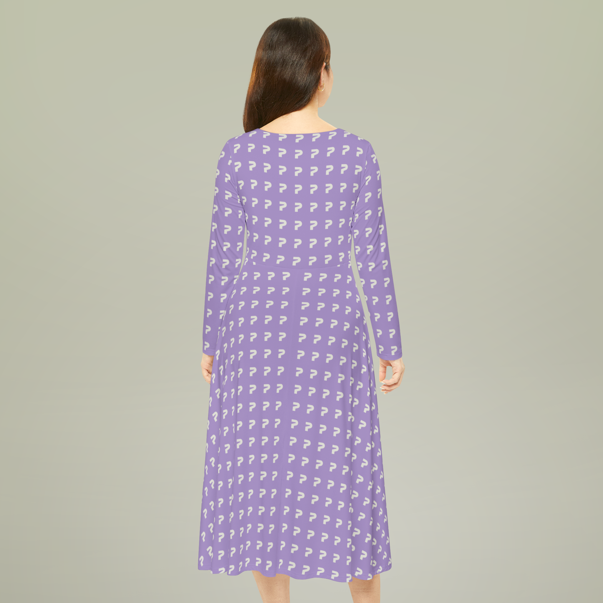 Women's Long Sleeve Dance Dress (AOP)