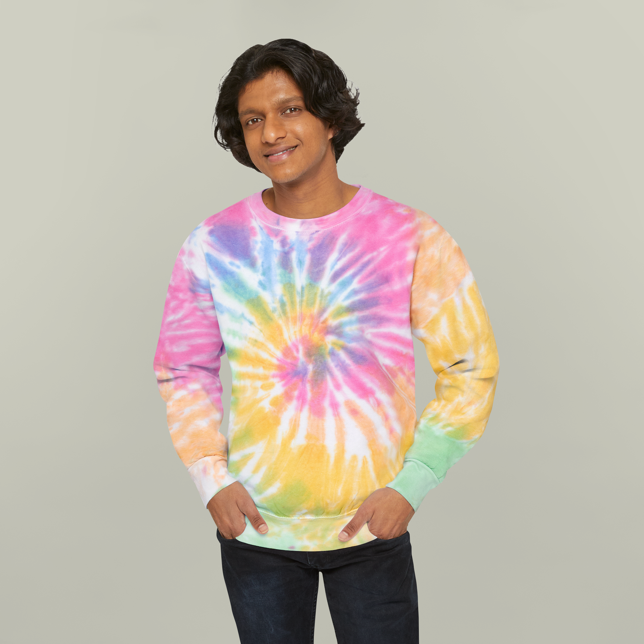 Tie dye Sweatshirt Print On Demand Printify