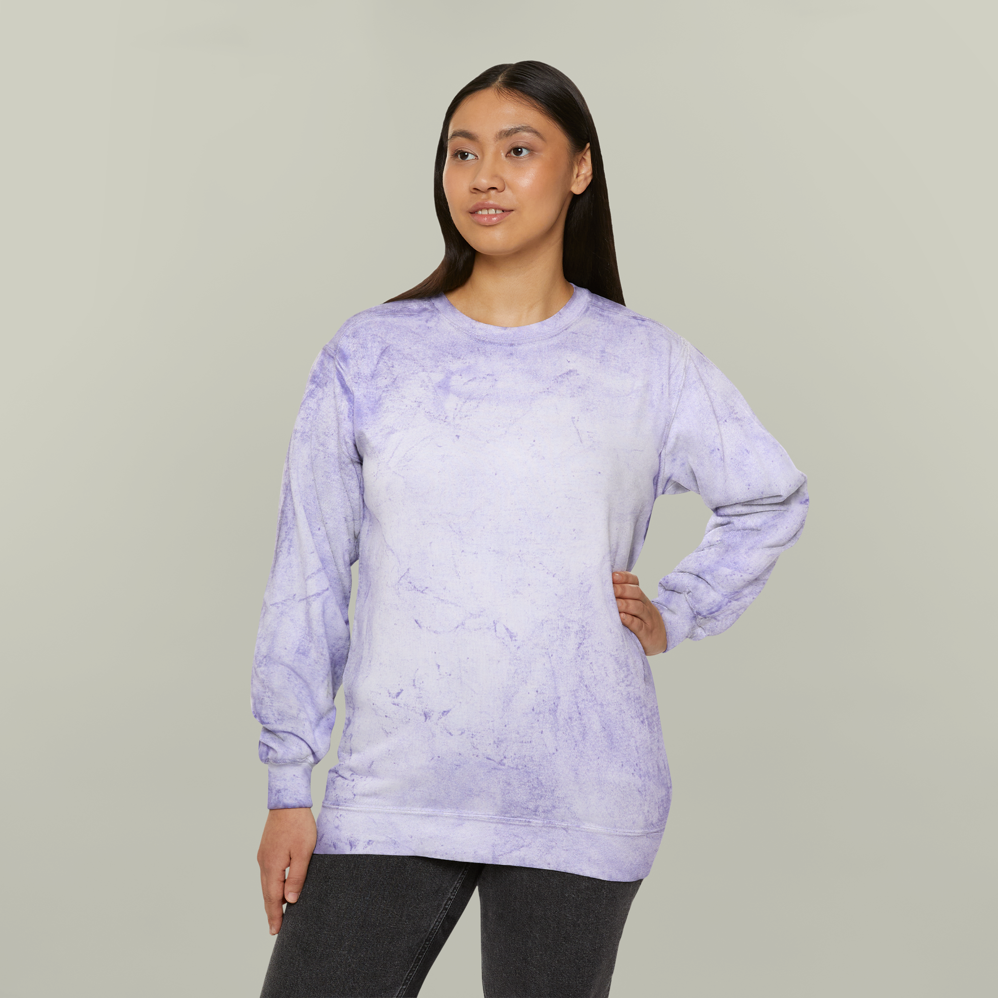 Unisex Color Blast Crewneck Sweatshirt