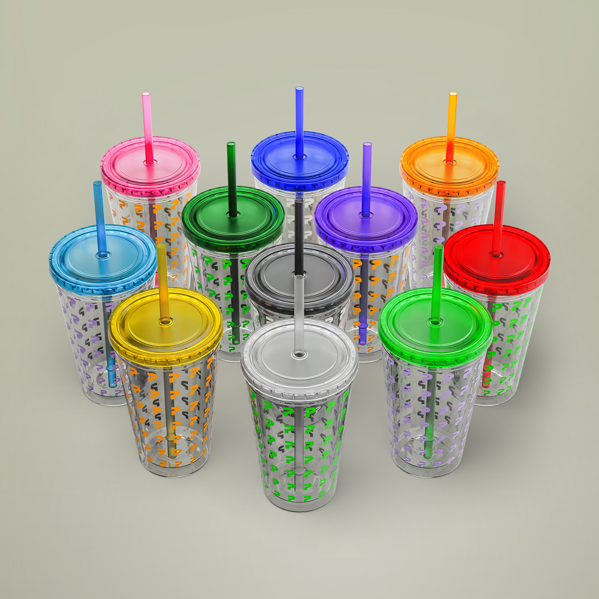Sunsplash Tumbler with Straw, 16oz - Thumbnail Image