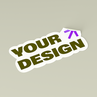 Blank White Stickers | Vinyl, Square Shape, Laminated