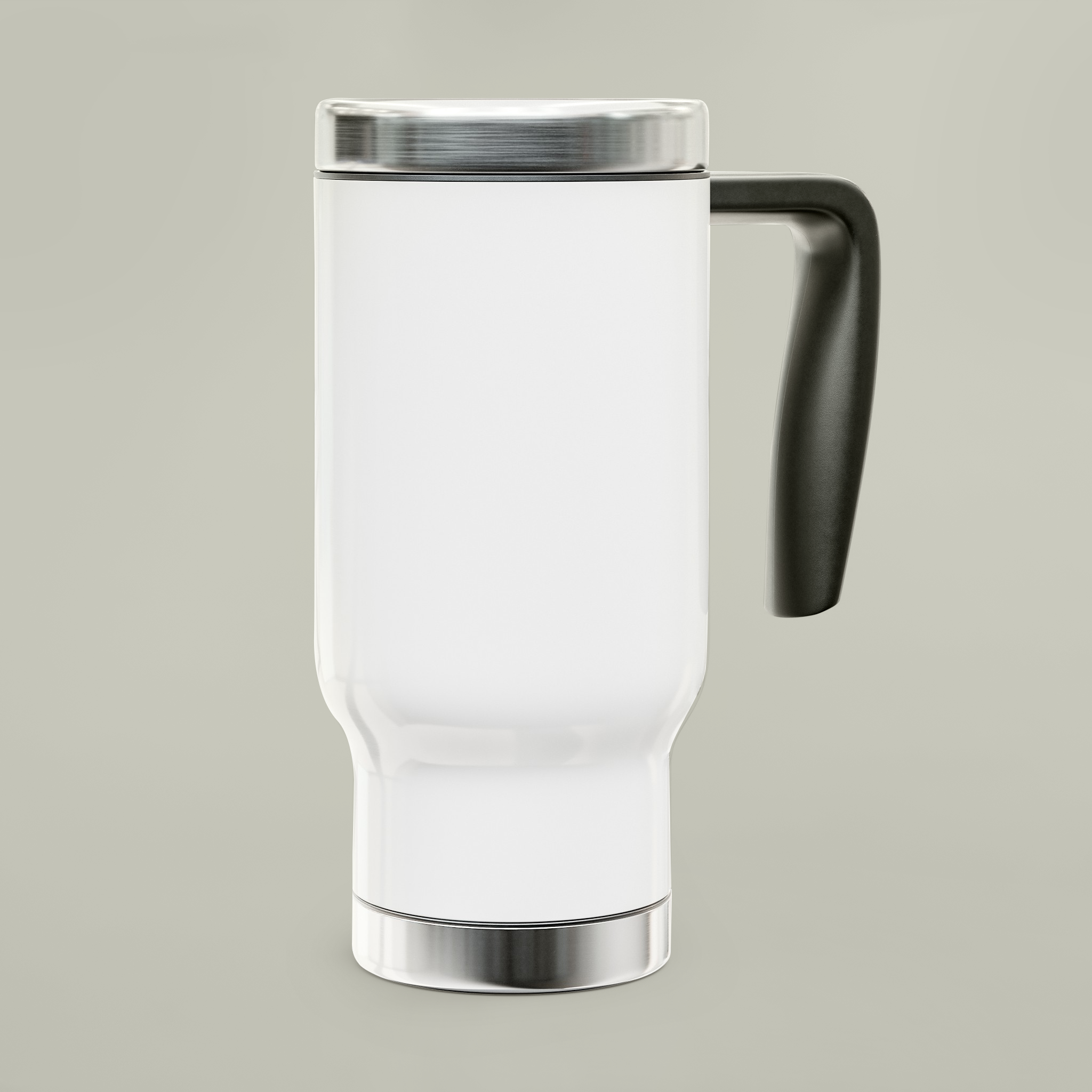 Stainless Steel Travel Mug with Handle, 14ozDesign