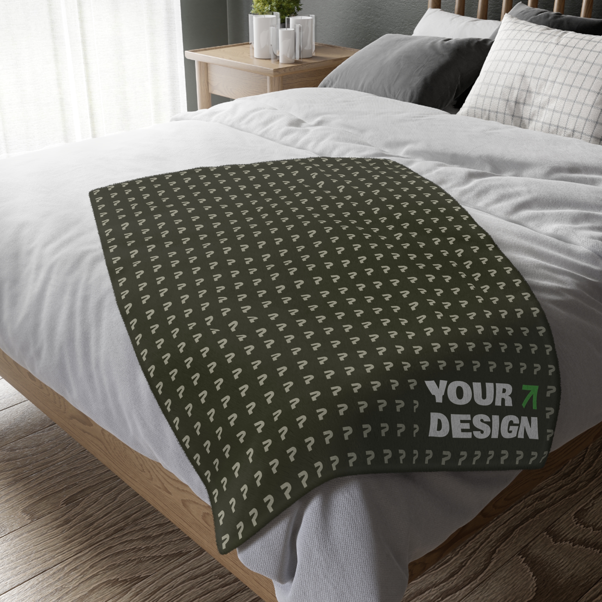 Velveteen Microfiber Blanket (Two-sided print)