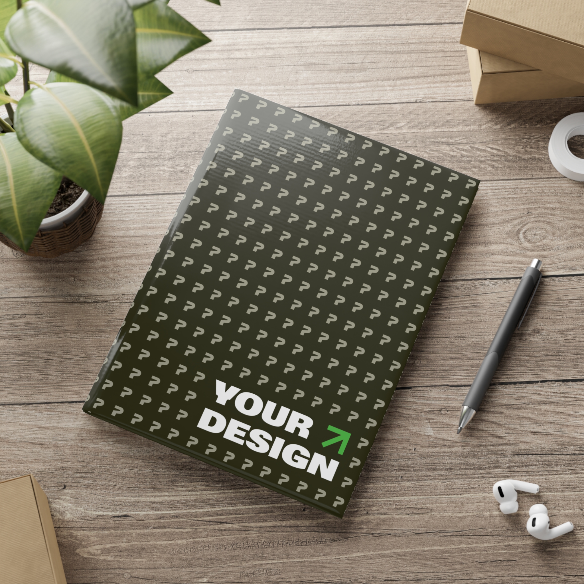 Hardcover Notebook with Puffy Covers