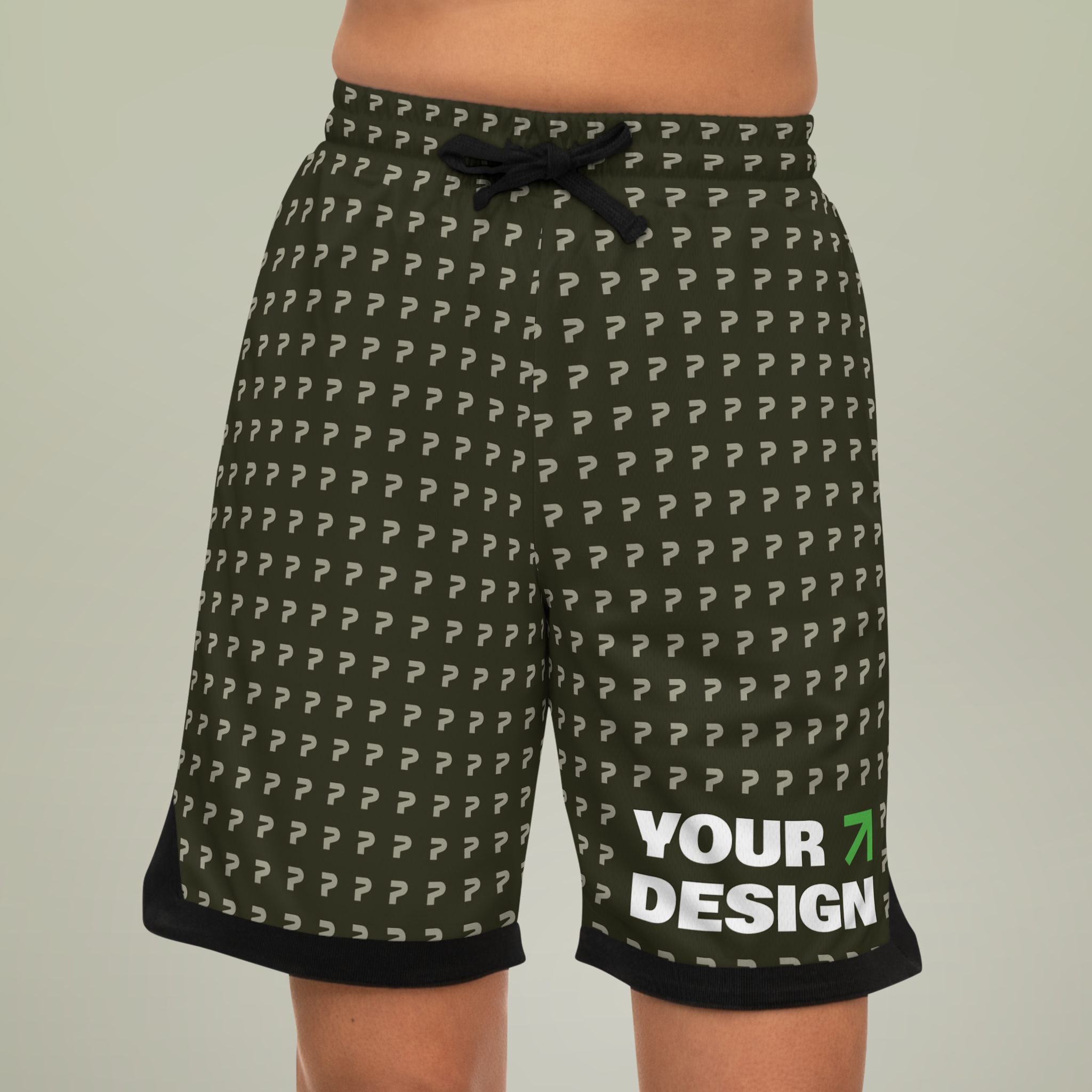 Basketball Rib Shorts (AOP)