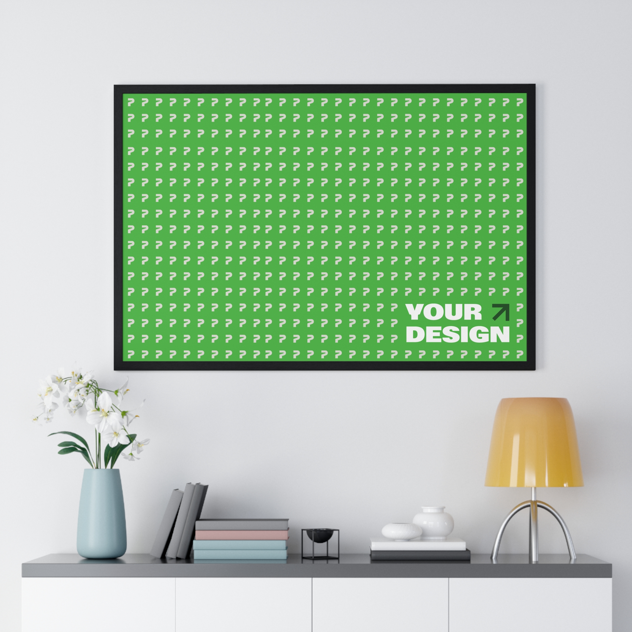 Horizontal Framed Poster