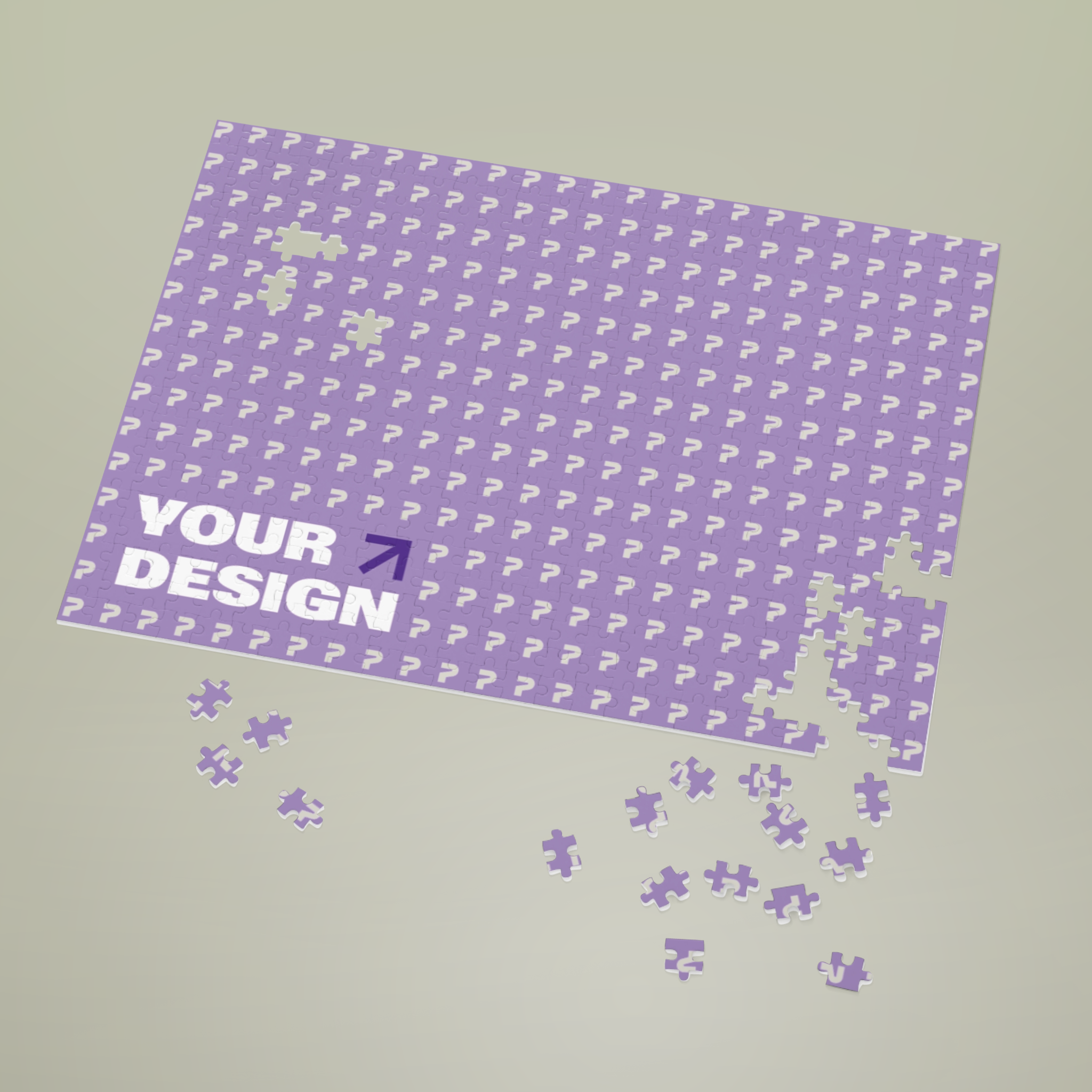 Jigsaw Puzzle with Tin