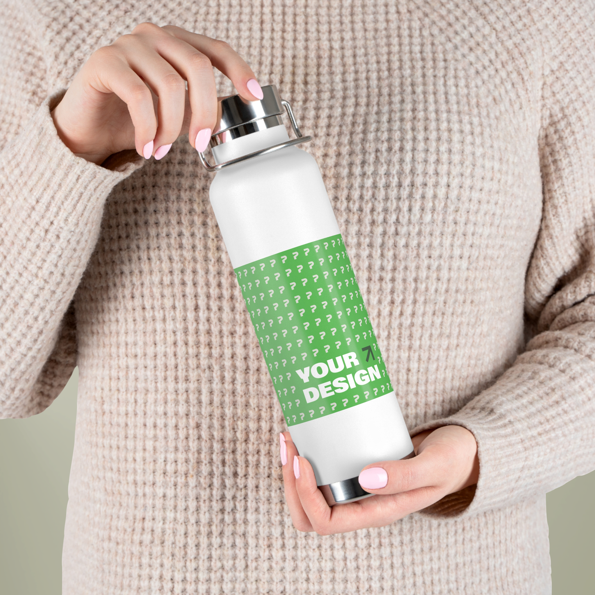 Copper Vacuum Insulated Bottle, 22oz
