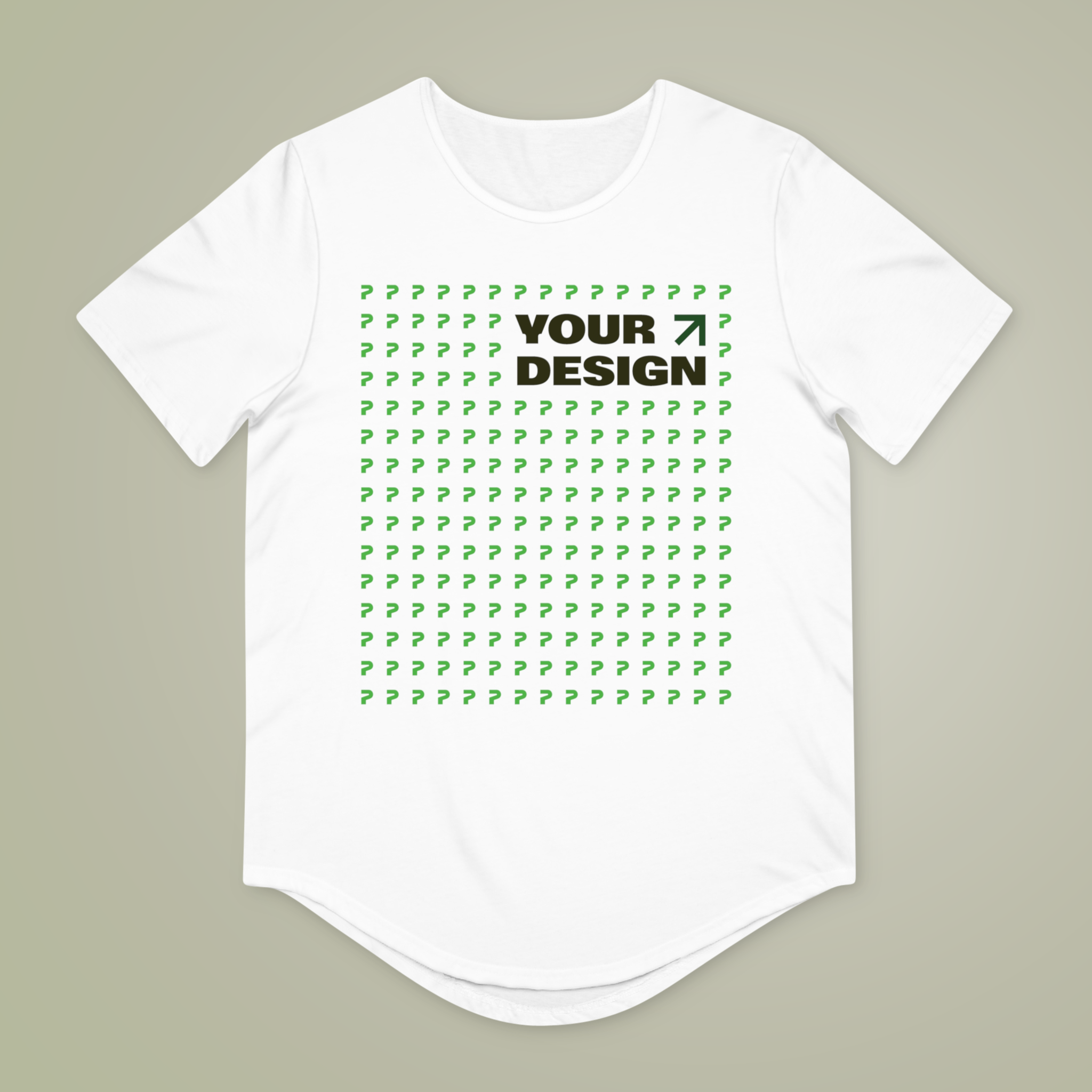 Men's Jersey Curved Hem Tee