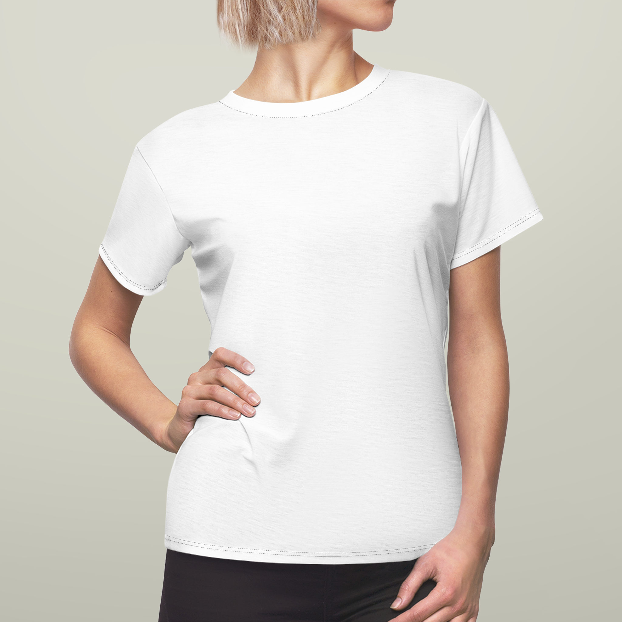 Women's Cut & Sew Tee (AOP)Design