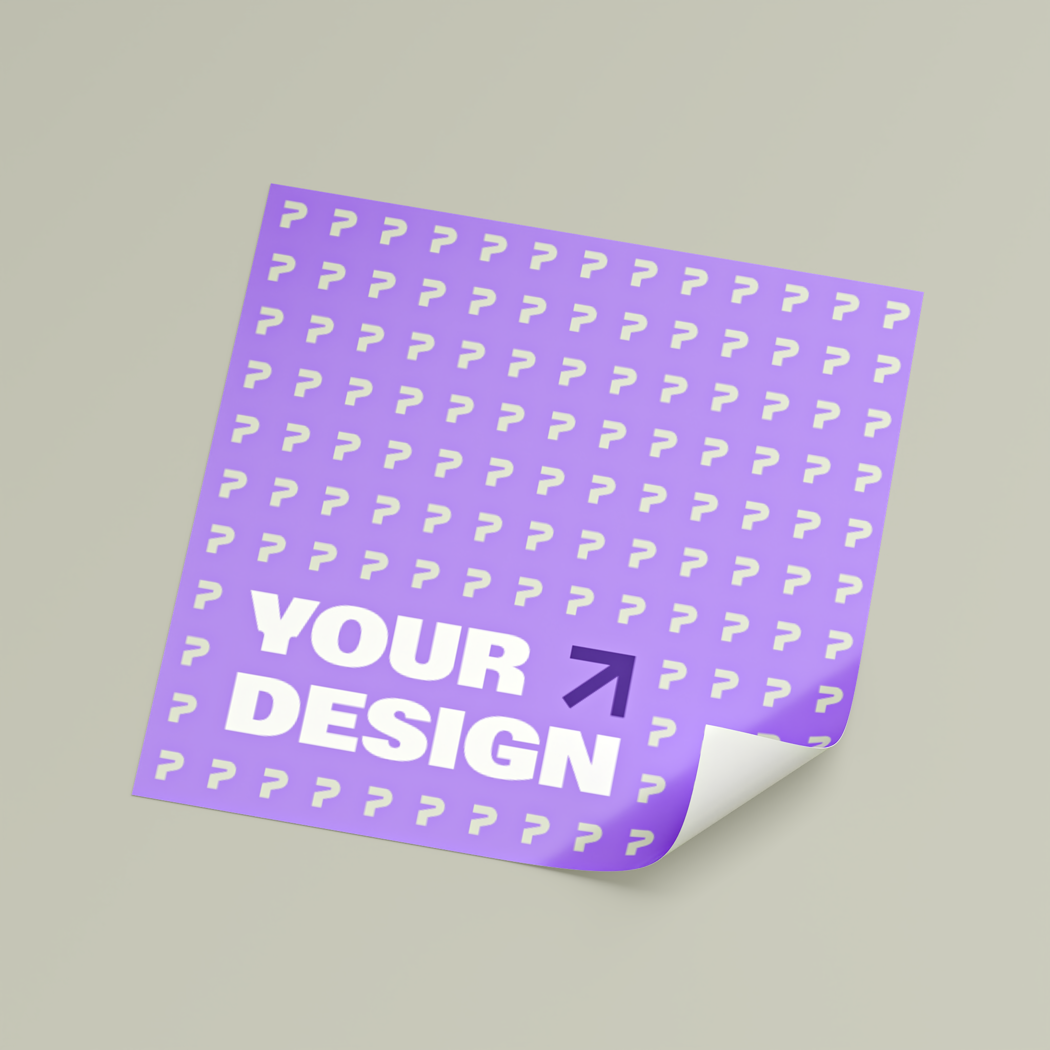 Square Stickers, Indoor\Outdoor