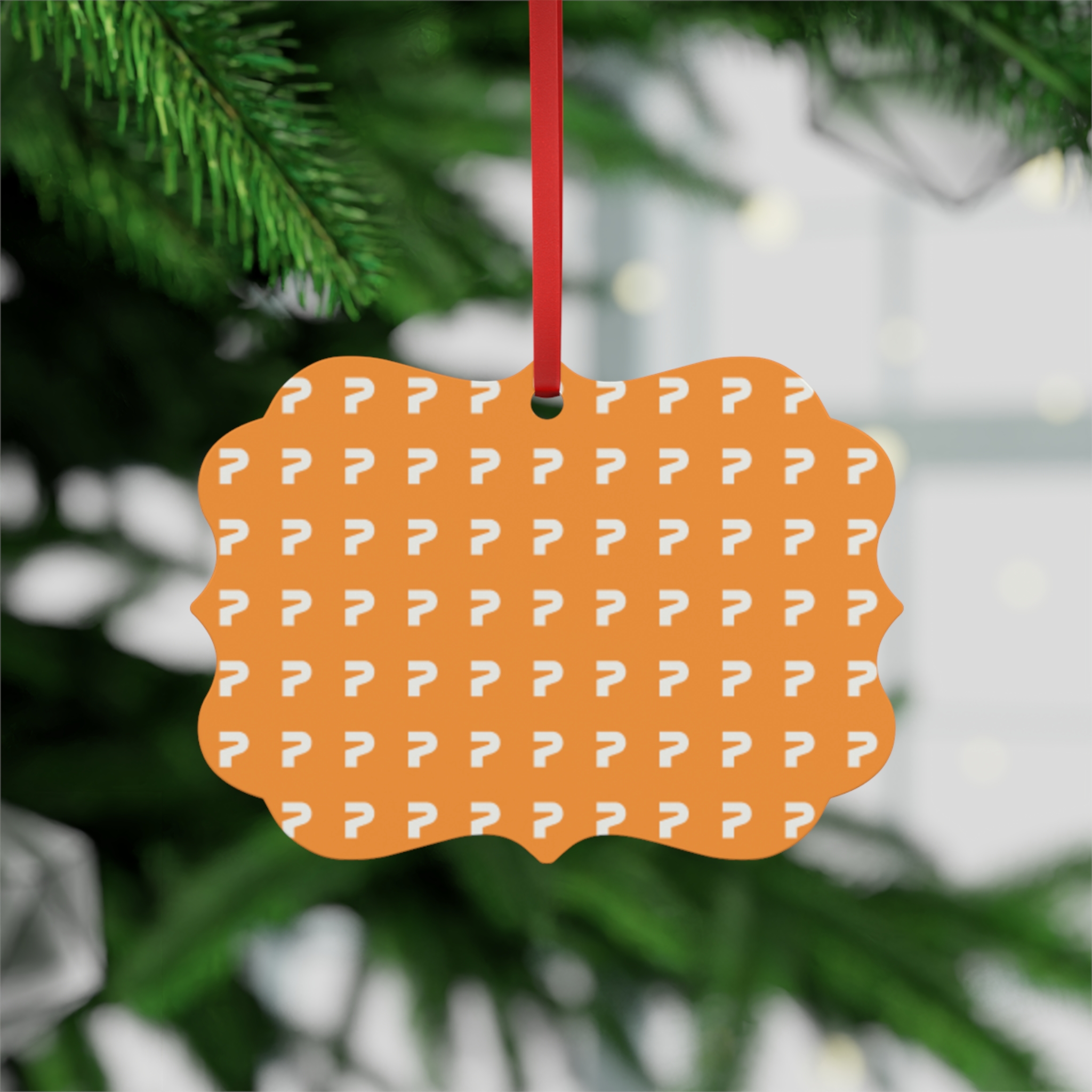 Metal Plaque Ornament