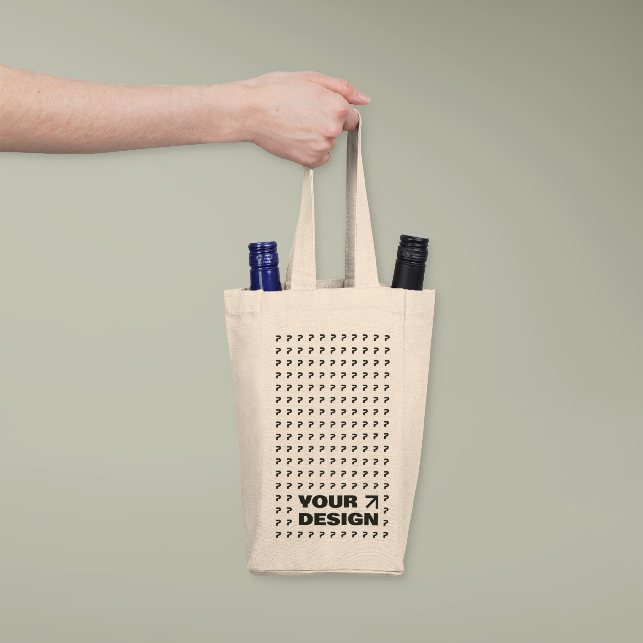 Double Wine Tote Bag