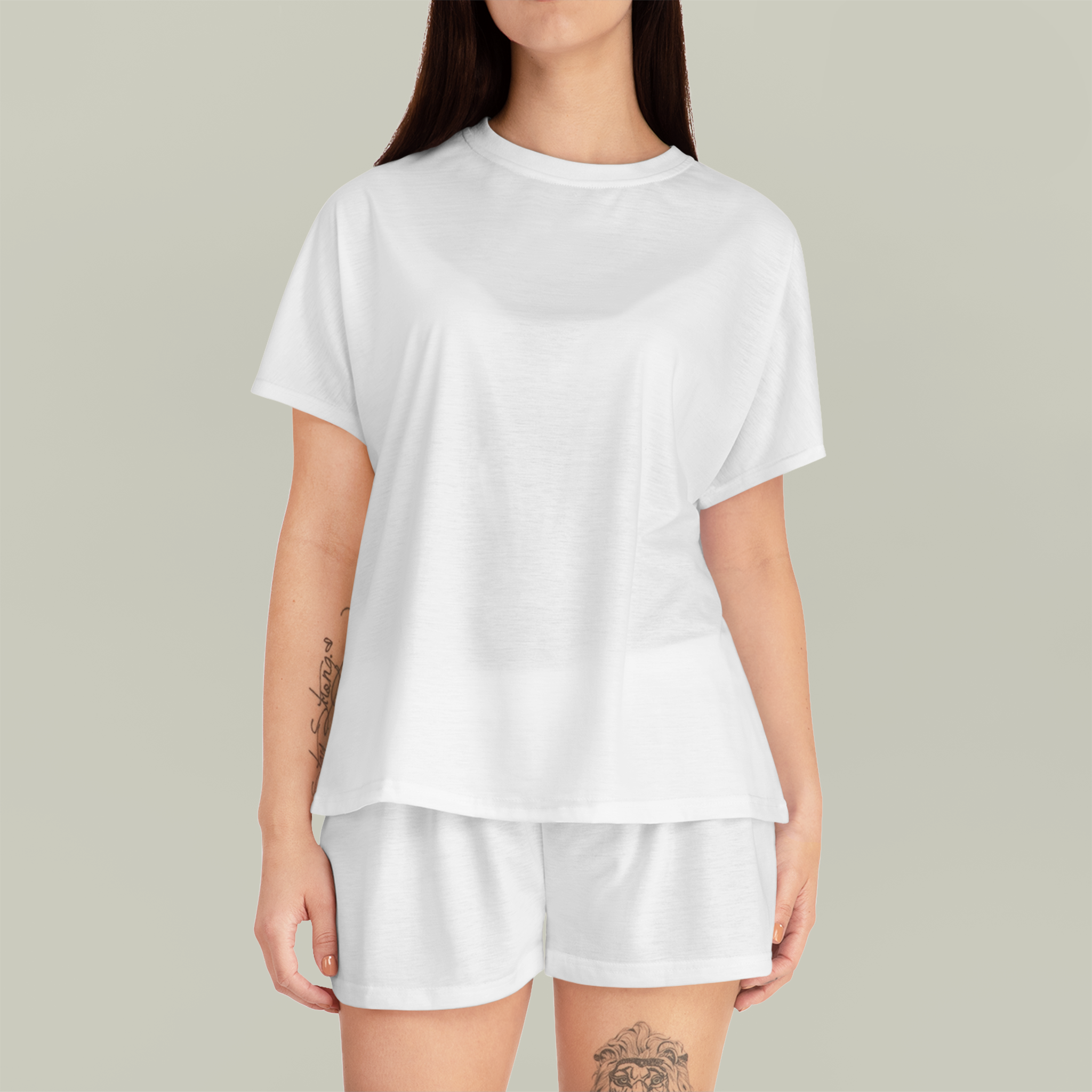 Women's Short Pajama Set (AOP)Design