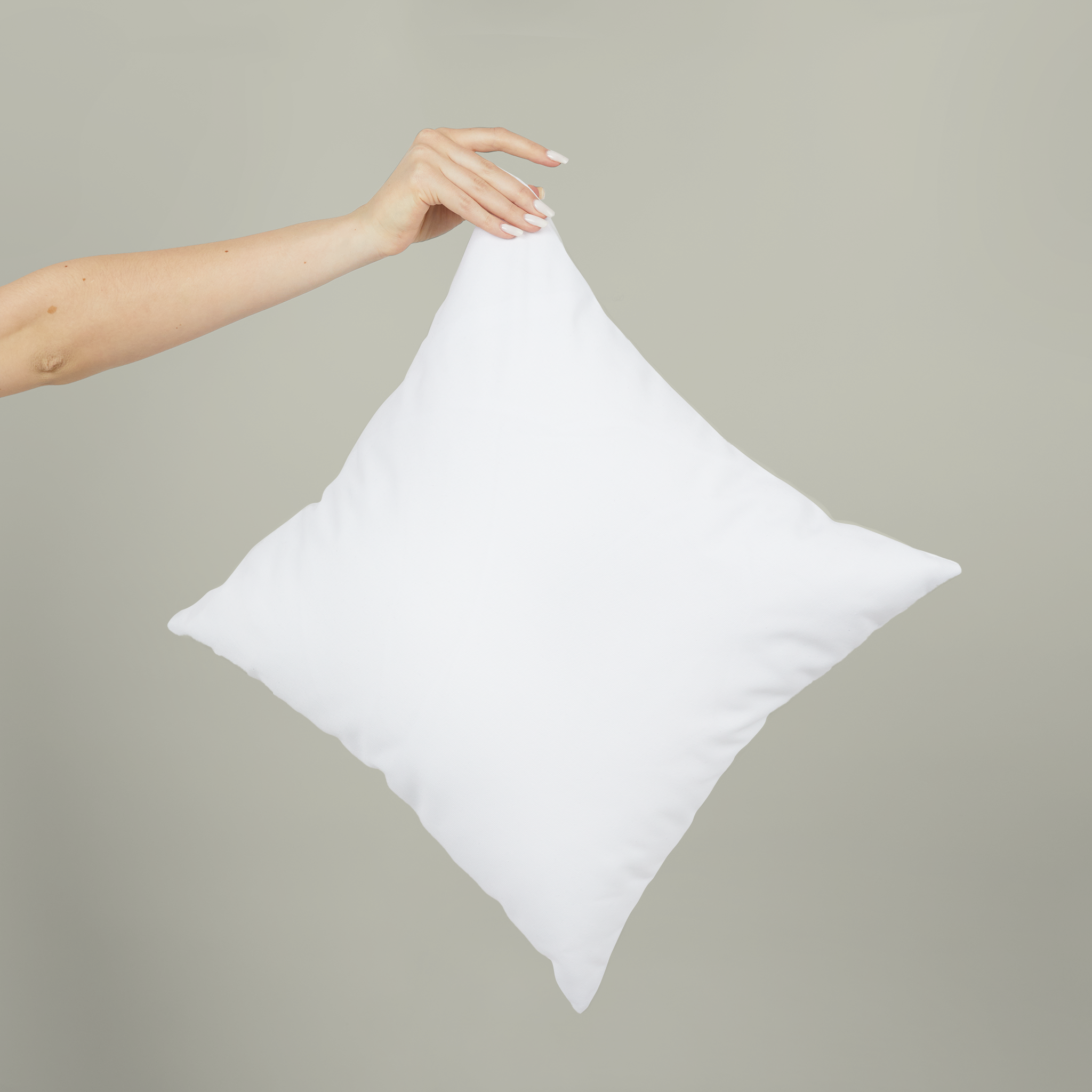 Personalizable Polyester Square Pillow