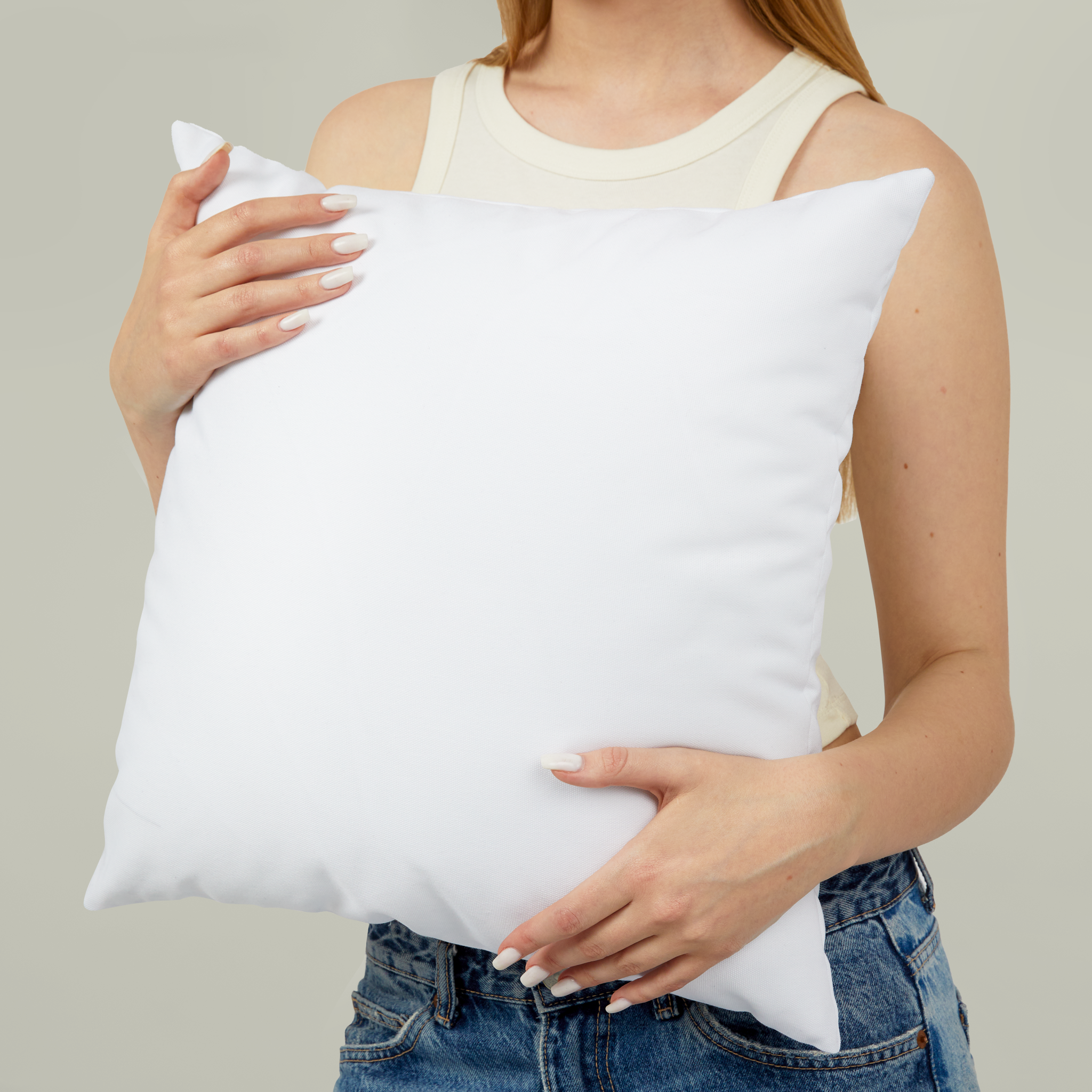 Spun Polyester Square Pillow - Thumbnail Image
