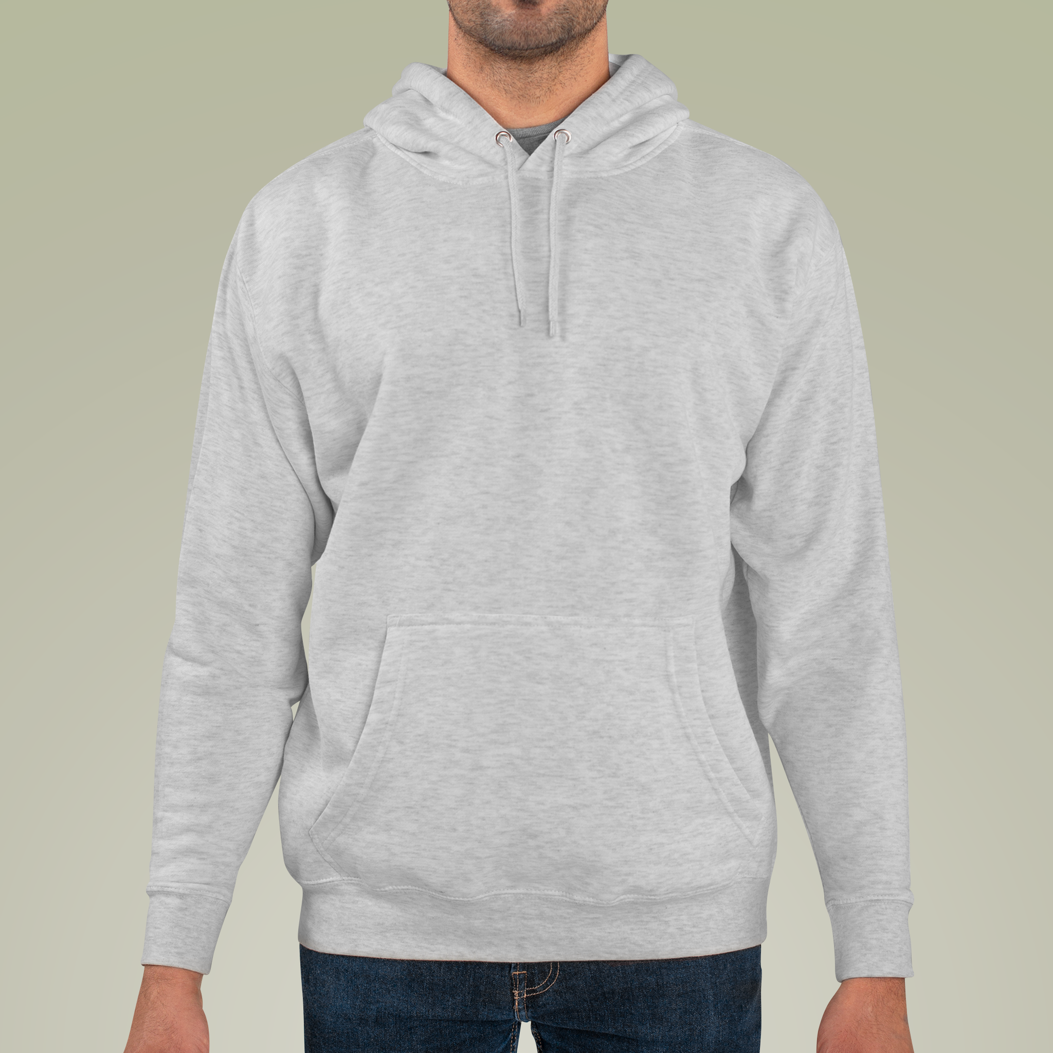 Three-Panel Fleece Hoodie