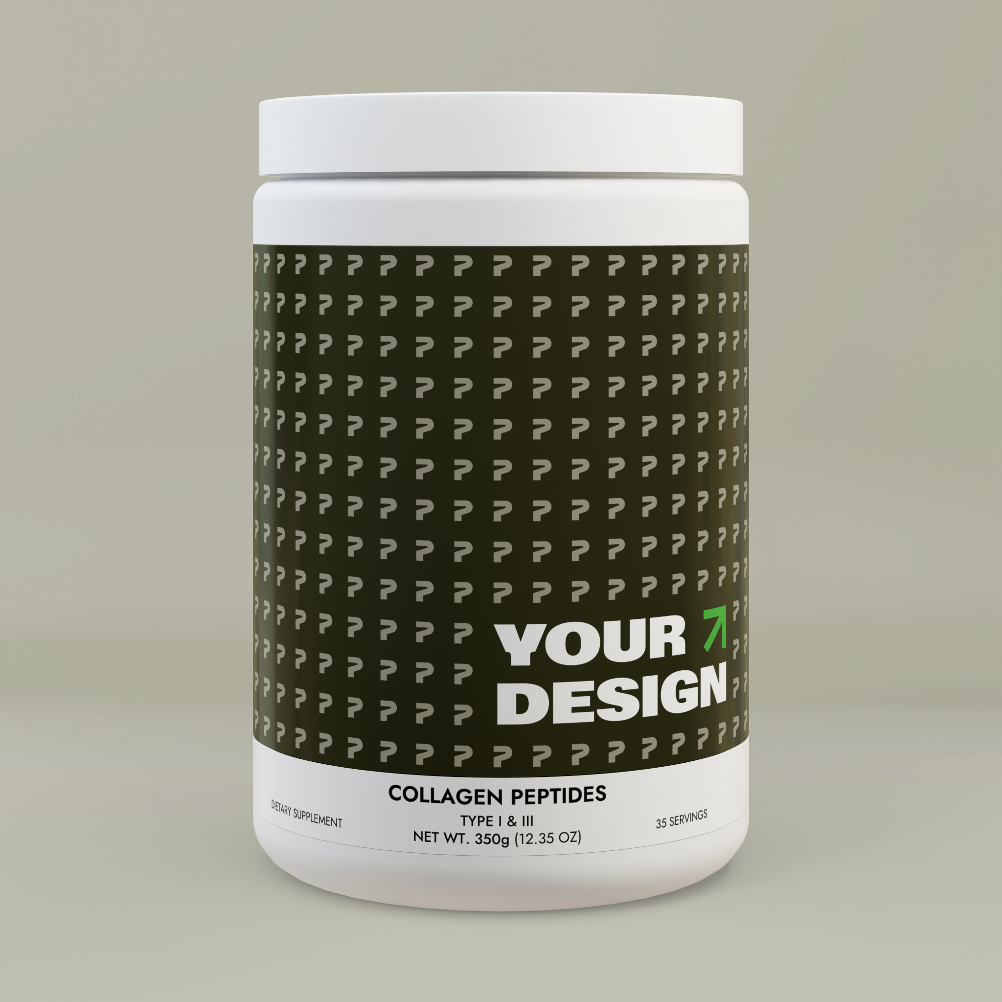 Collagen Peptides Type I & III Supplement (350g, 12.3oz)