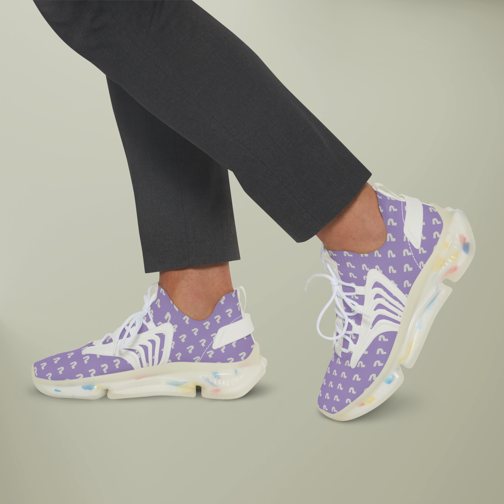 Mesh Sneakers for Men Custom Printed, Printify